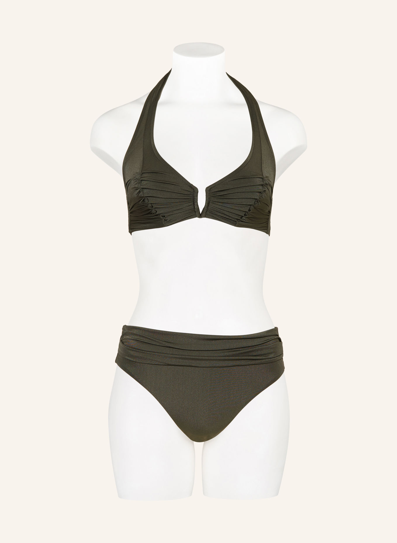 MARYAN MEHLHORN Basic bikini bottoms UMBRA: DARK GREEN