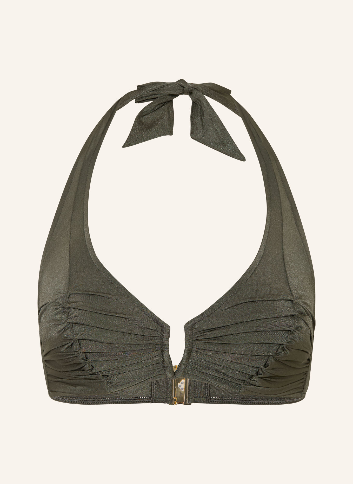 MARYAN MEHLHORN Bügel-Bikini-Top UMBRA: DUNKELGRÜN