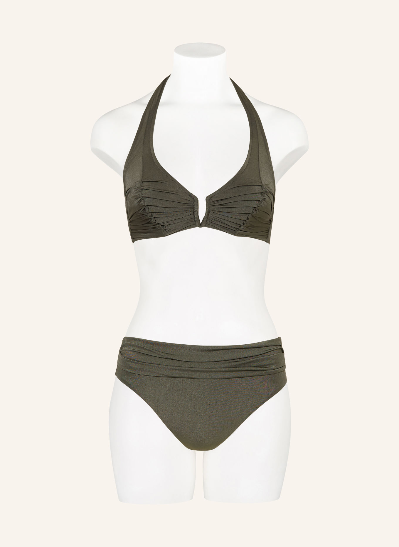 MARYAN MEHLHORN Bügel-Bikini-Top UMBRA: DUNKELGRÜN