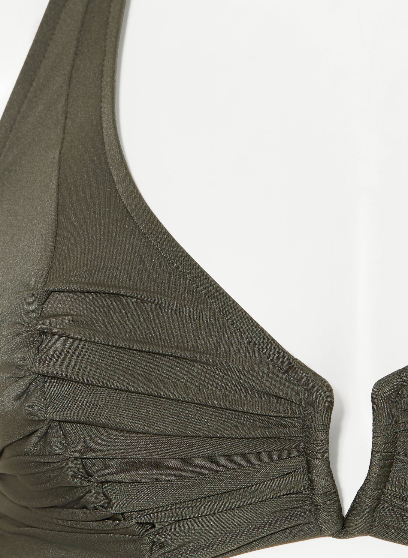 MARYAN MEHLHORN Bügel-Bikini-Top UMBRA: DUNKELGRÜN