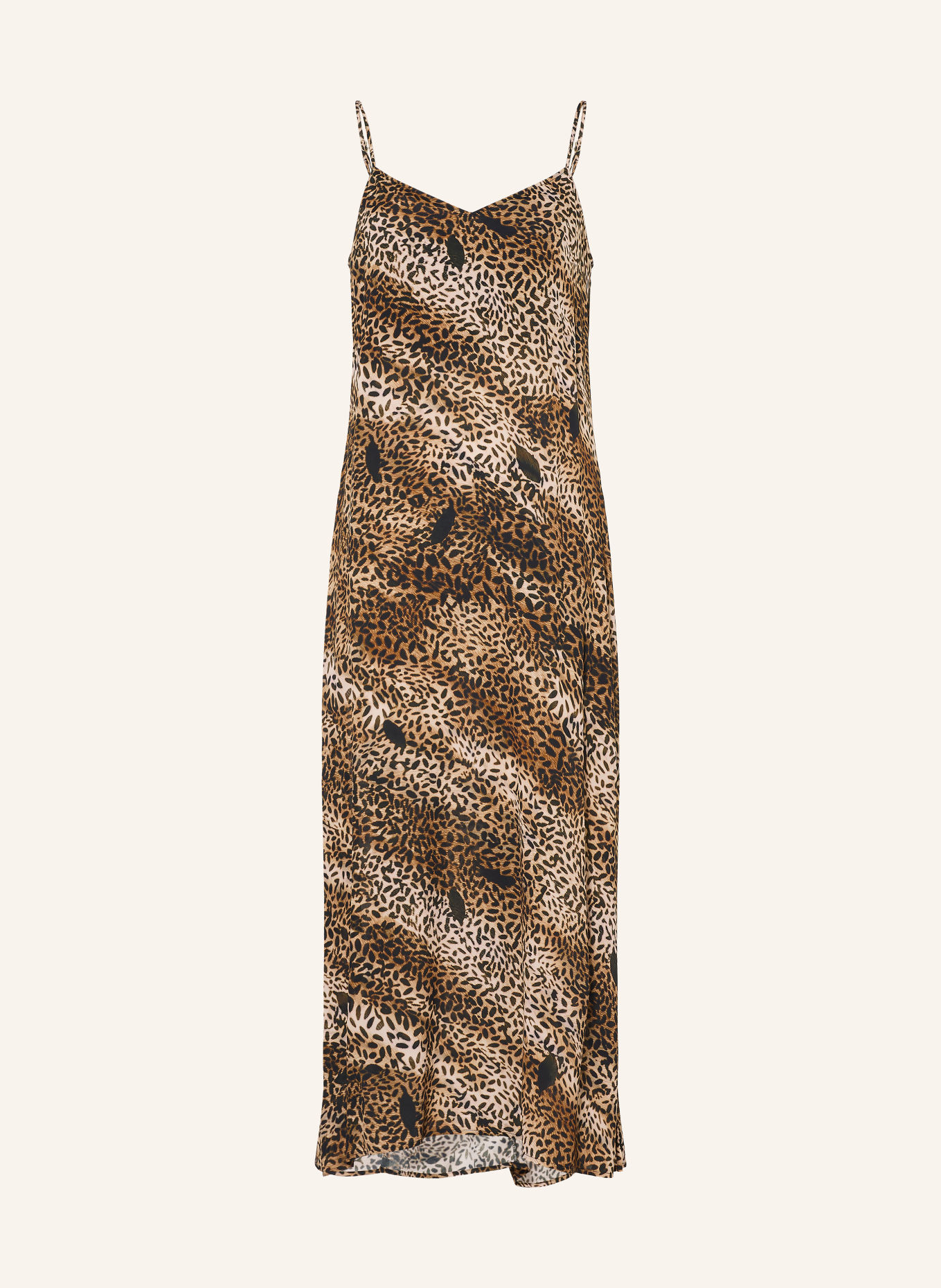 MARYAN MEHLHORN Beach dress: LIGHT BROWN / BLACK