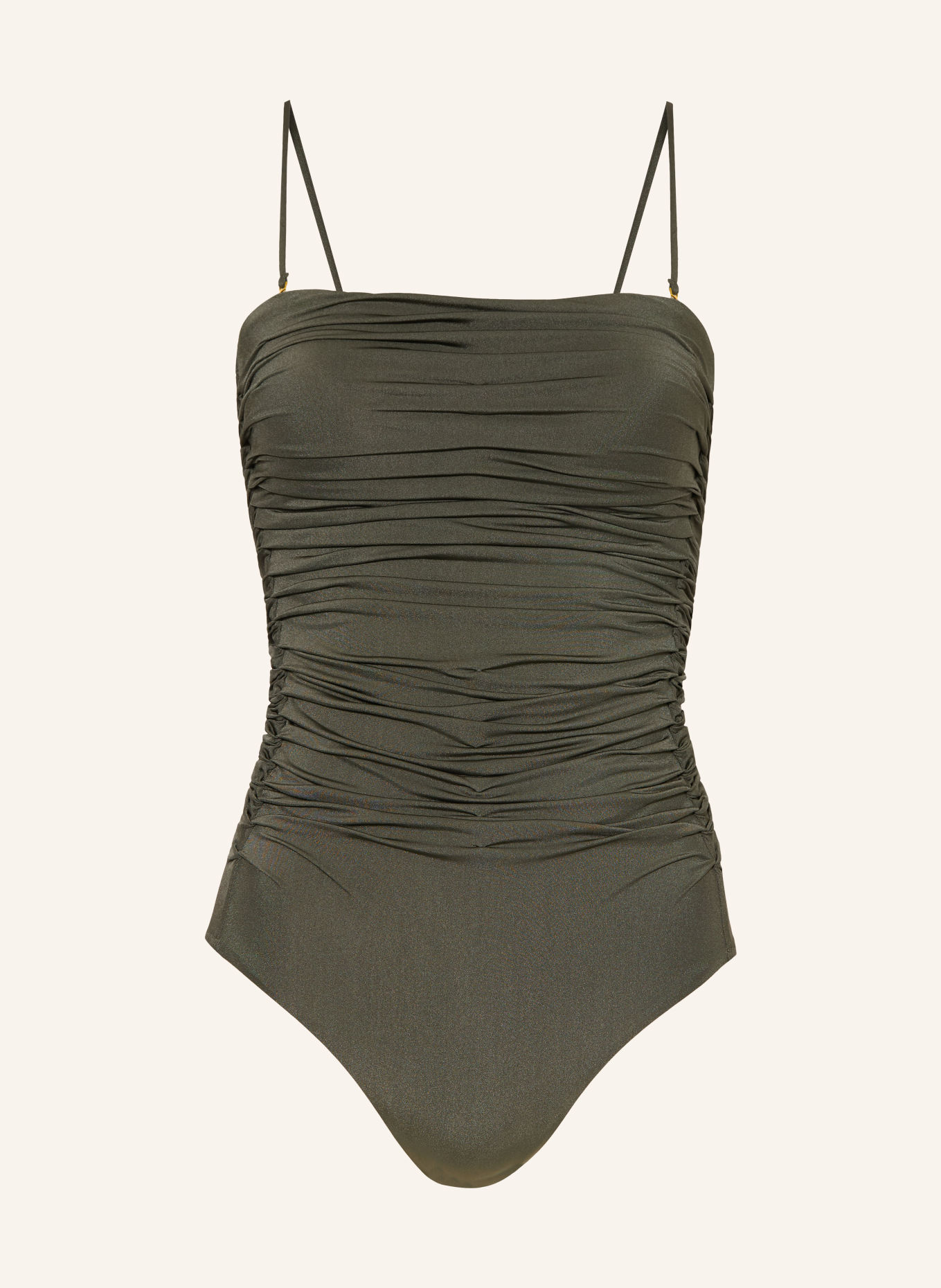 MARYAN MEHLHORN Bandeau-Badeanzug UMBRA: DUNKELGRÜN