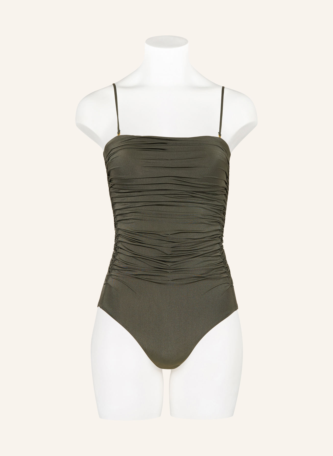 MARYAN MEHLHORN Bandeau-Badeanzug UMBRA: DUNKELGRÜN