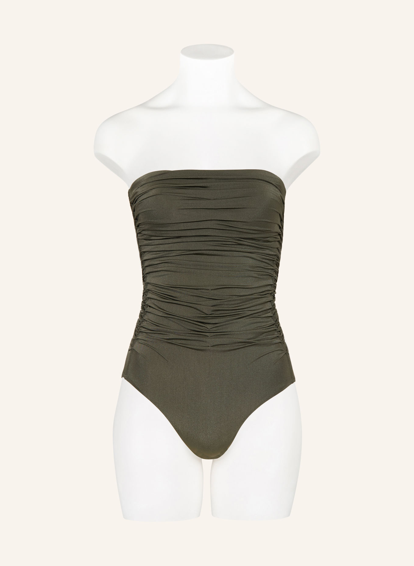 MARYAN MEHLHORN Bandeau-Badeanzug UMBRA: DUNKELGRÜN
