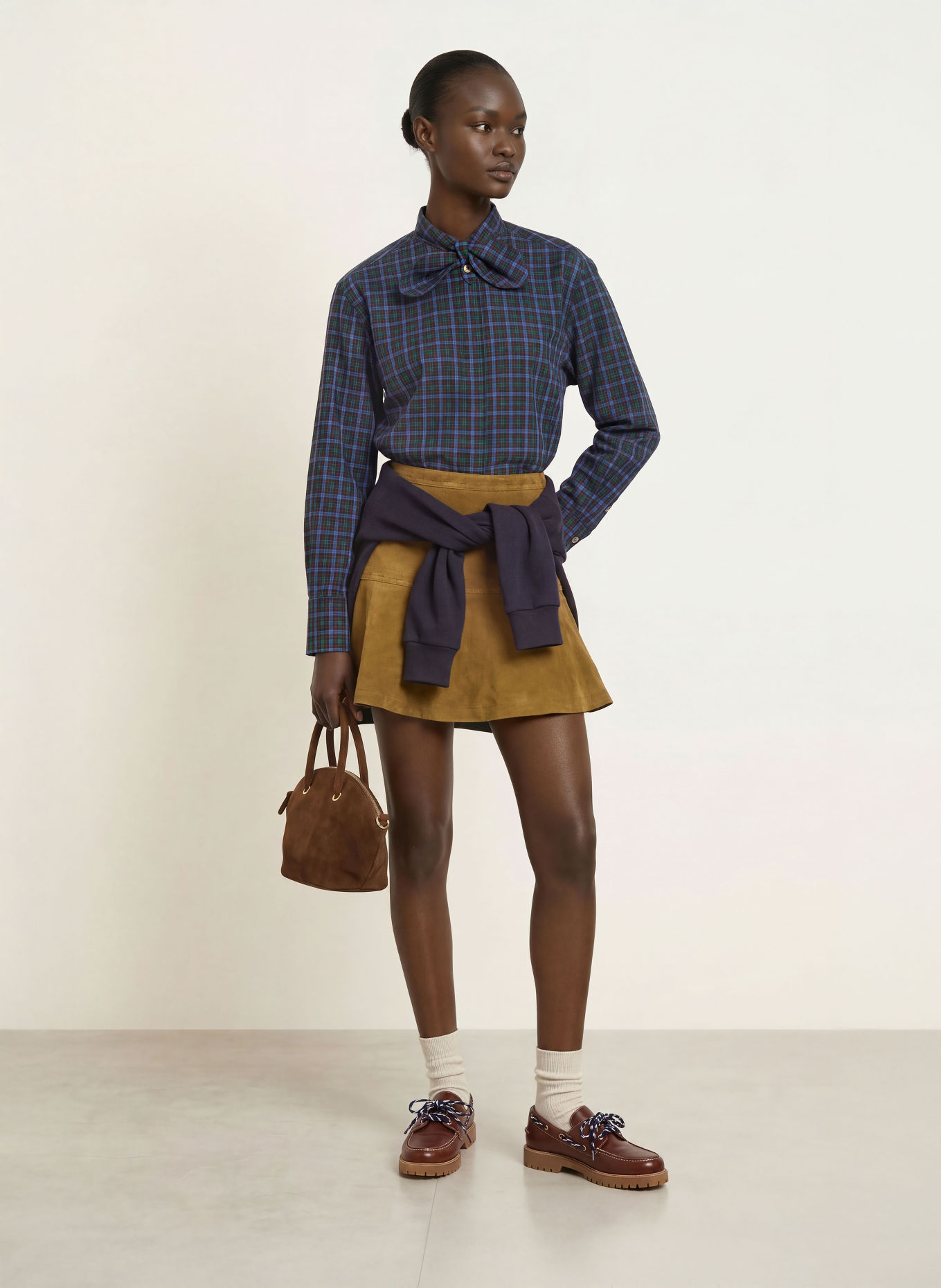 CLAUDIE PIERLOT Schluppenbluse: BLAU / ROT / GRÜN