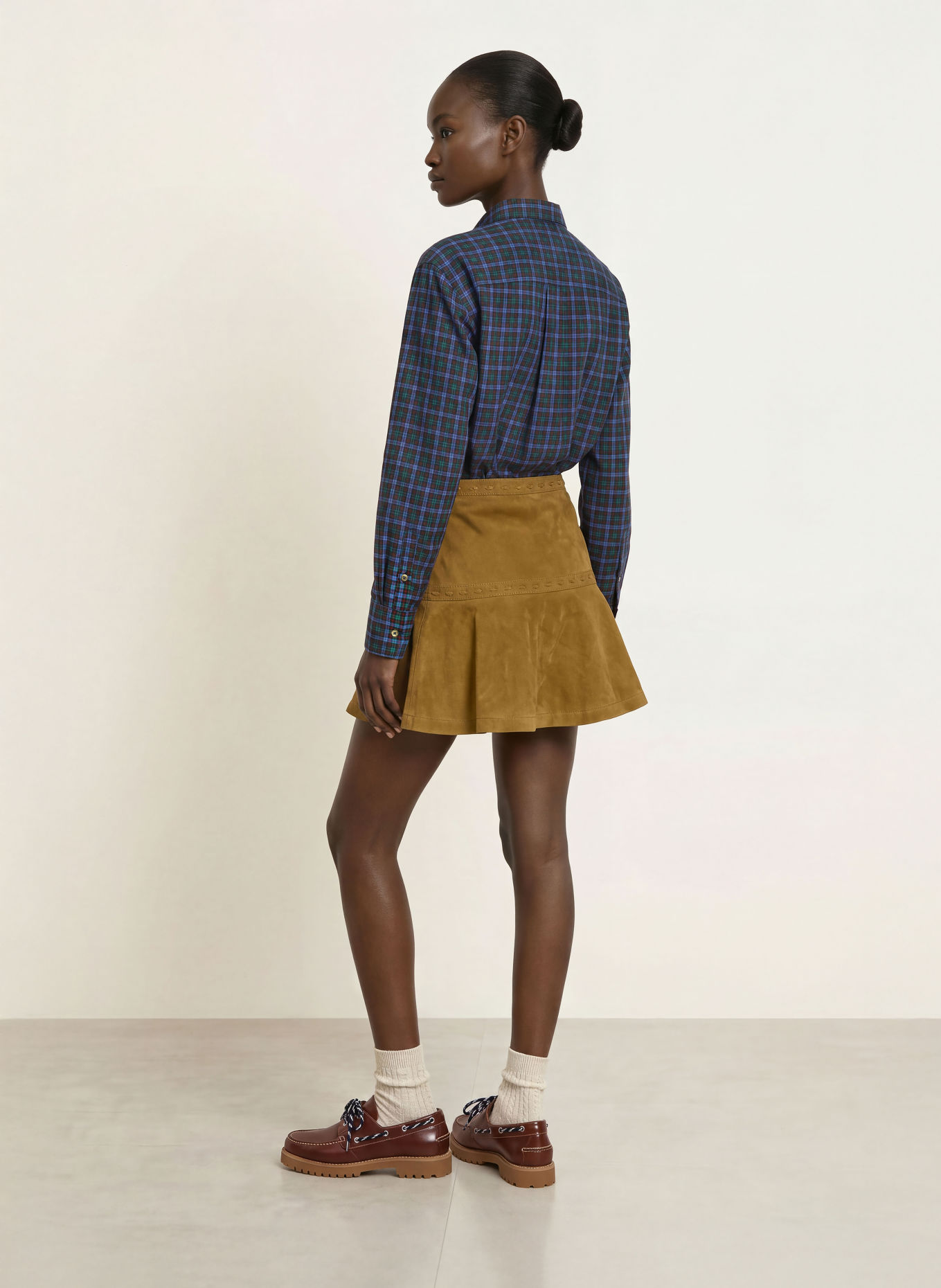 CLAUDIE PIERLOT Schluppenbluse: BLAU / ROT / GRÜN