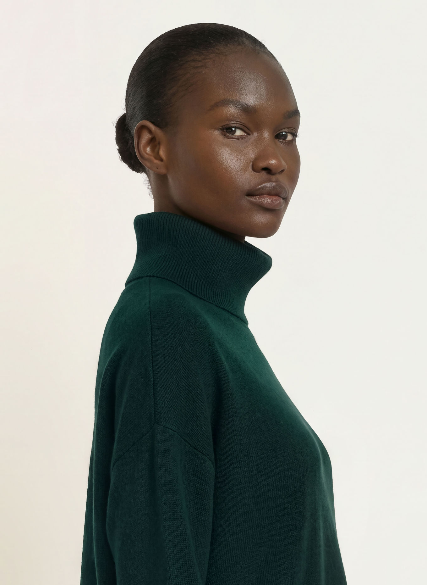 HOBBS Rollkragenpullover YVETTE: DUNKELGRÜN