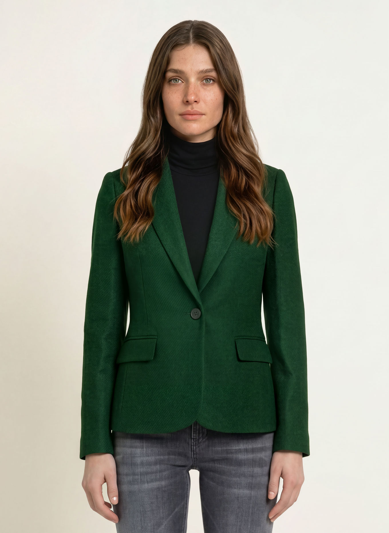 HOBBS Blazer BLAKE: DUNKELGRÜN
