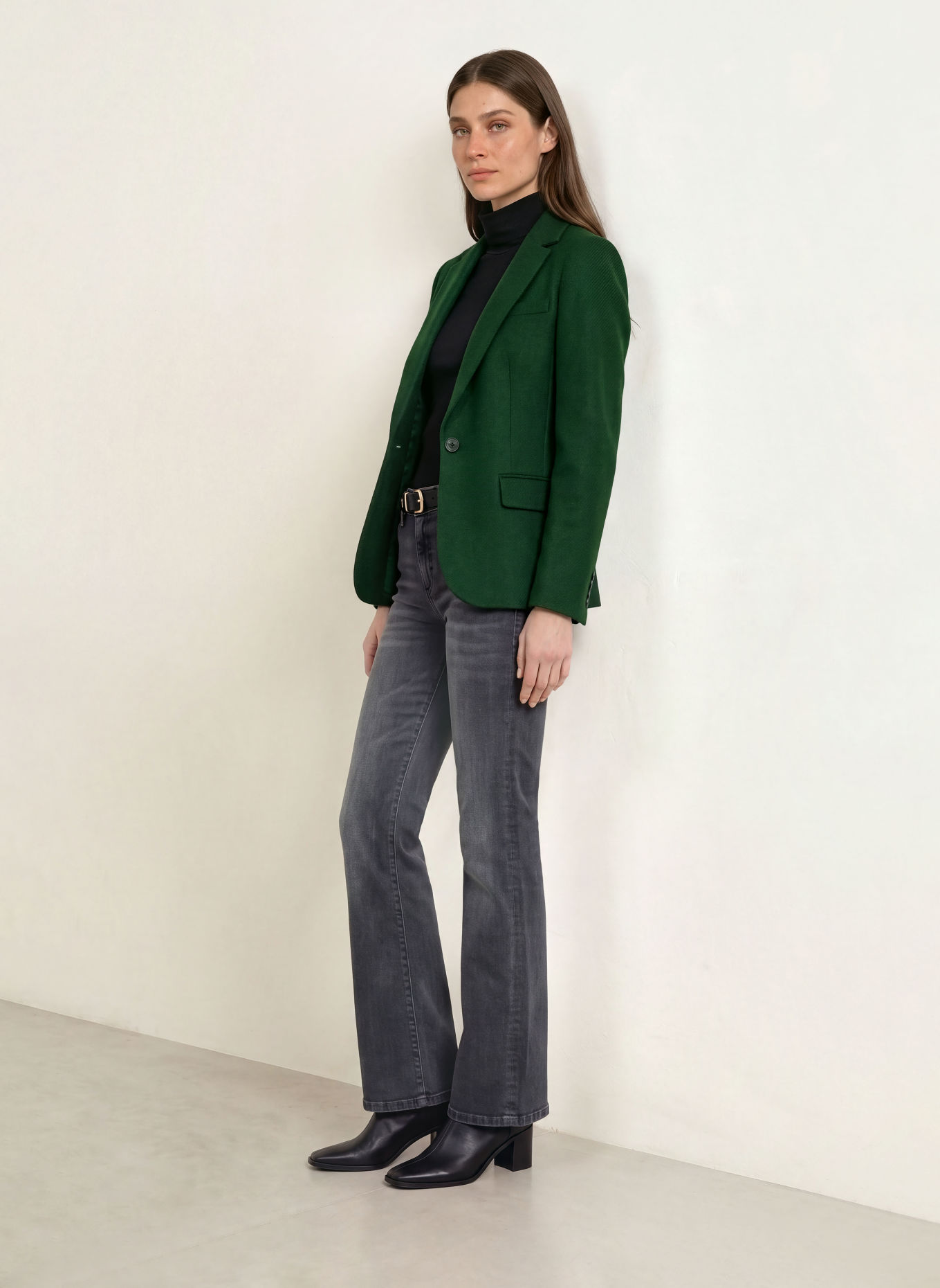 HOBBS Blazer BLAKE: DUNKELGRÜN