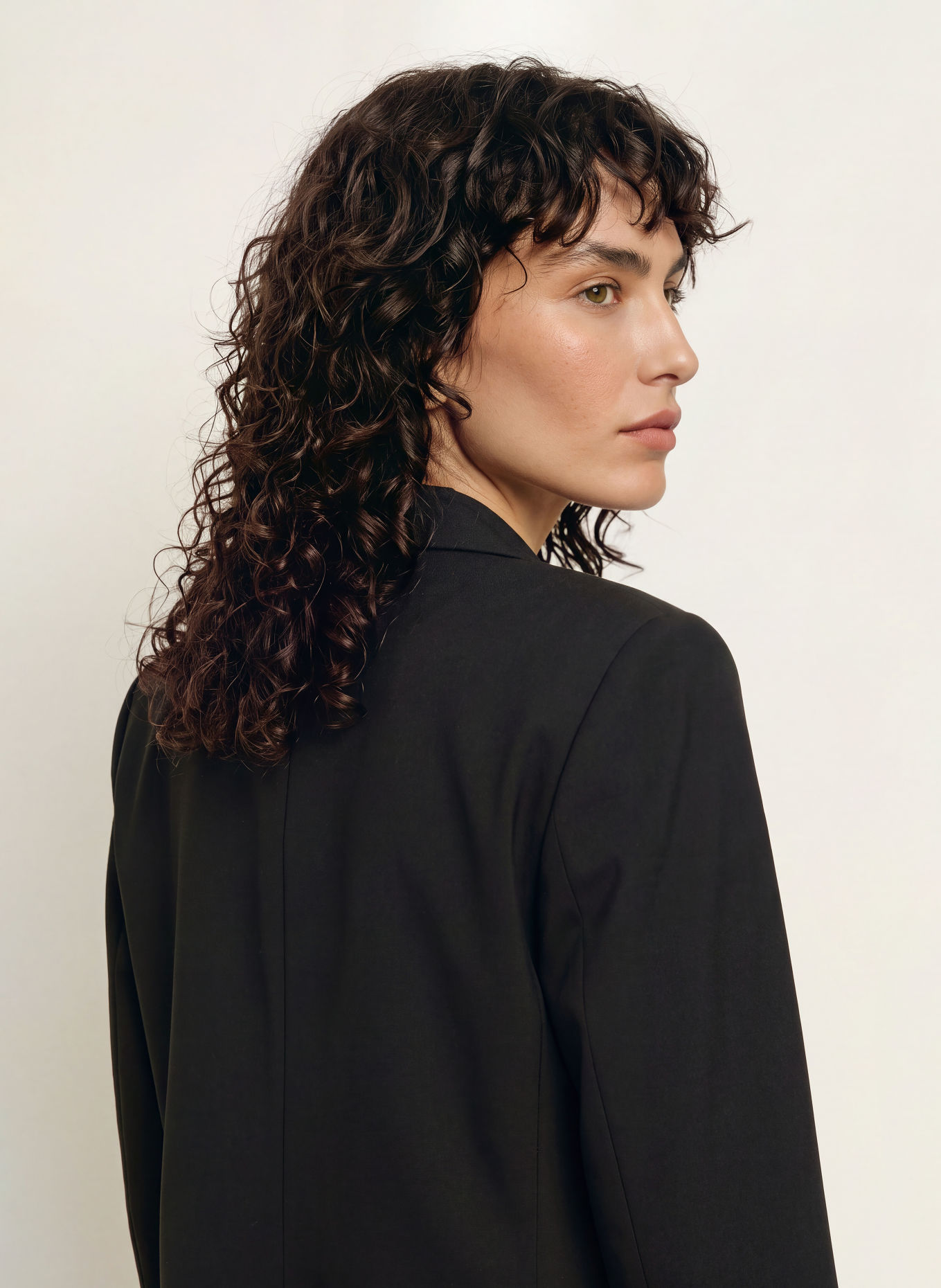 ARKET Long blazer: BLACK