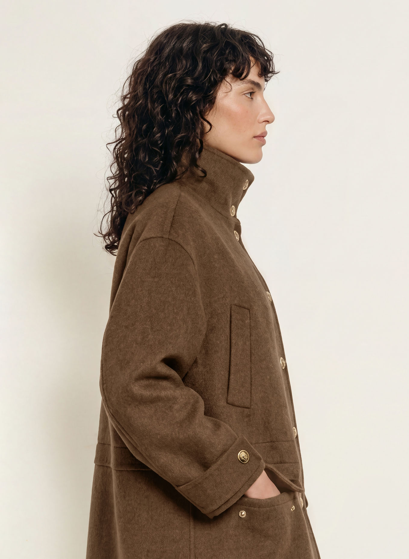 SANDRO Jacke: BRAUN