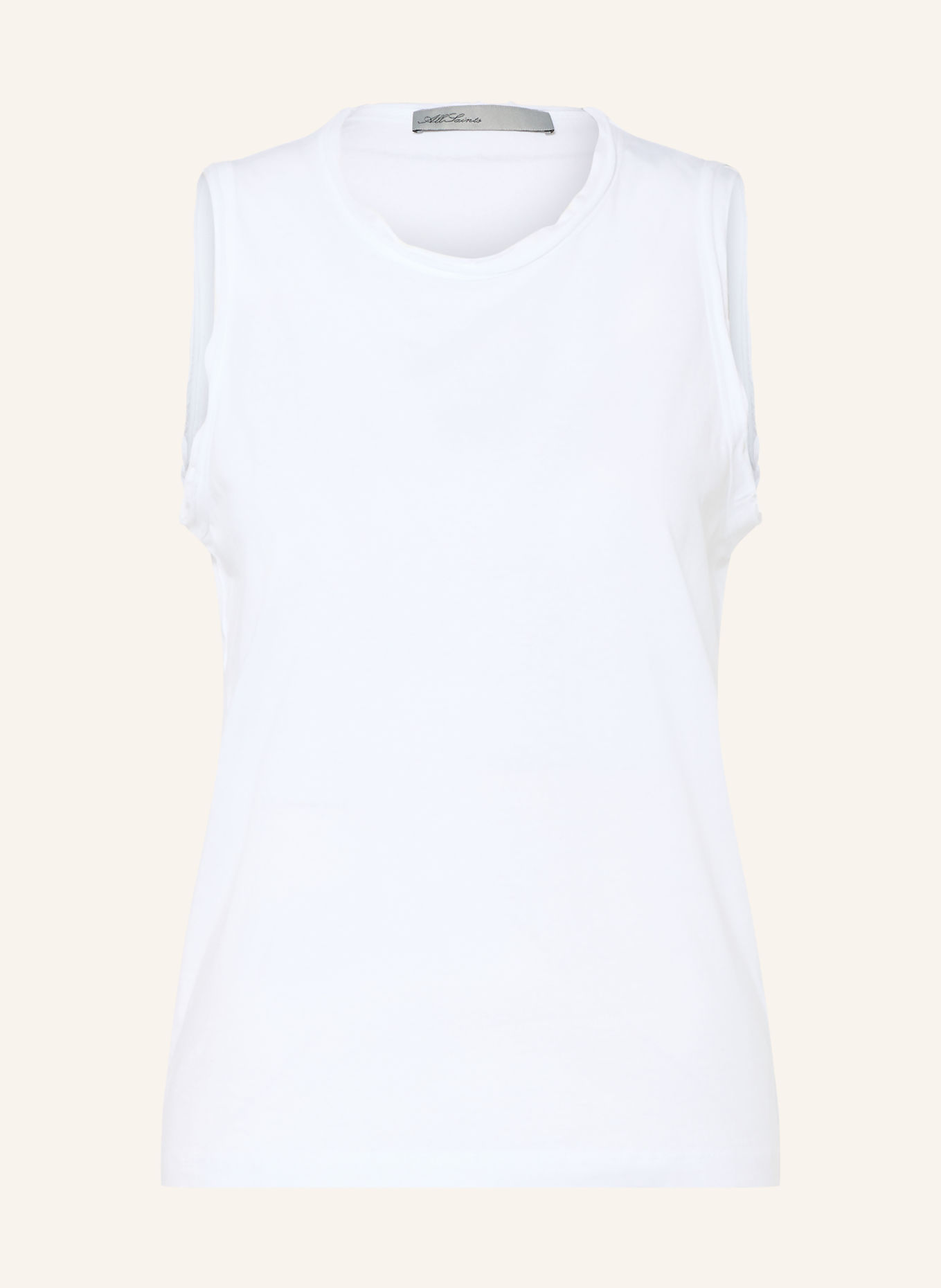ALLSAINTS JENNY Top: WHITE