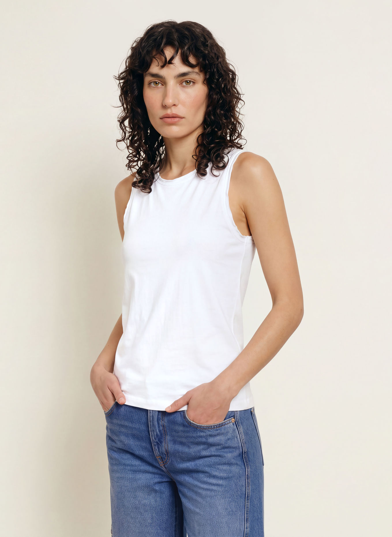 ALLSAINTS JENNY Top: WHITE