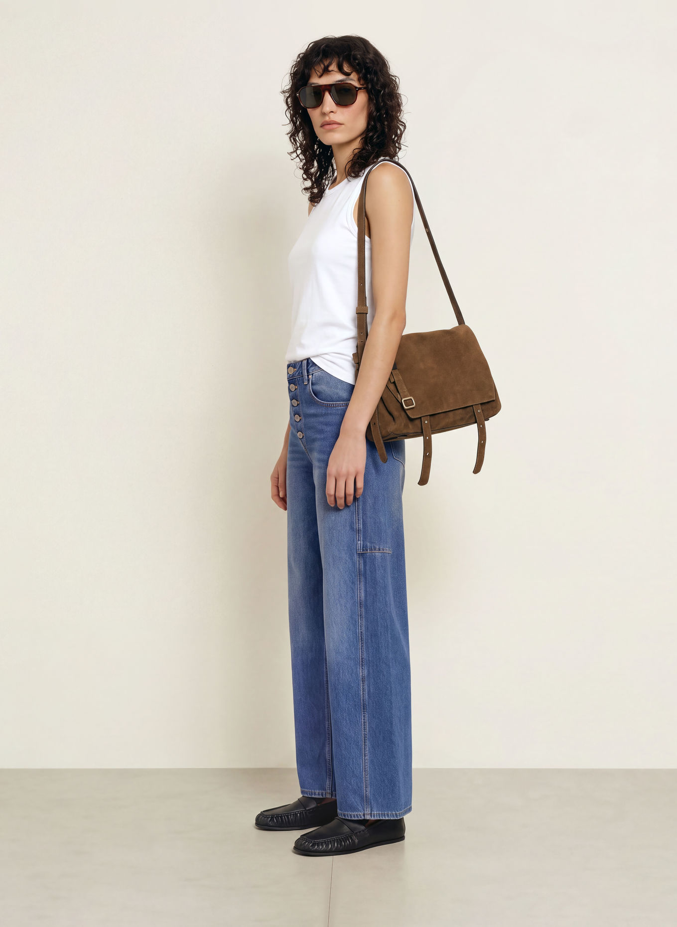 ALLSAINTS JENNY Top: WHITE
