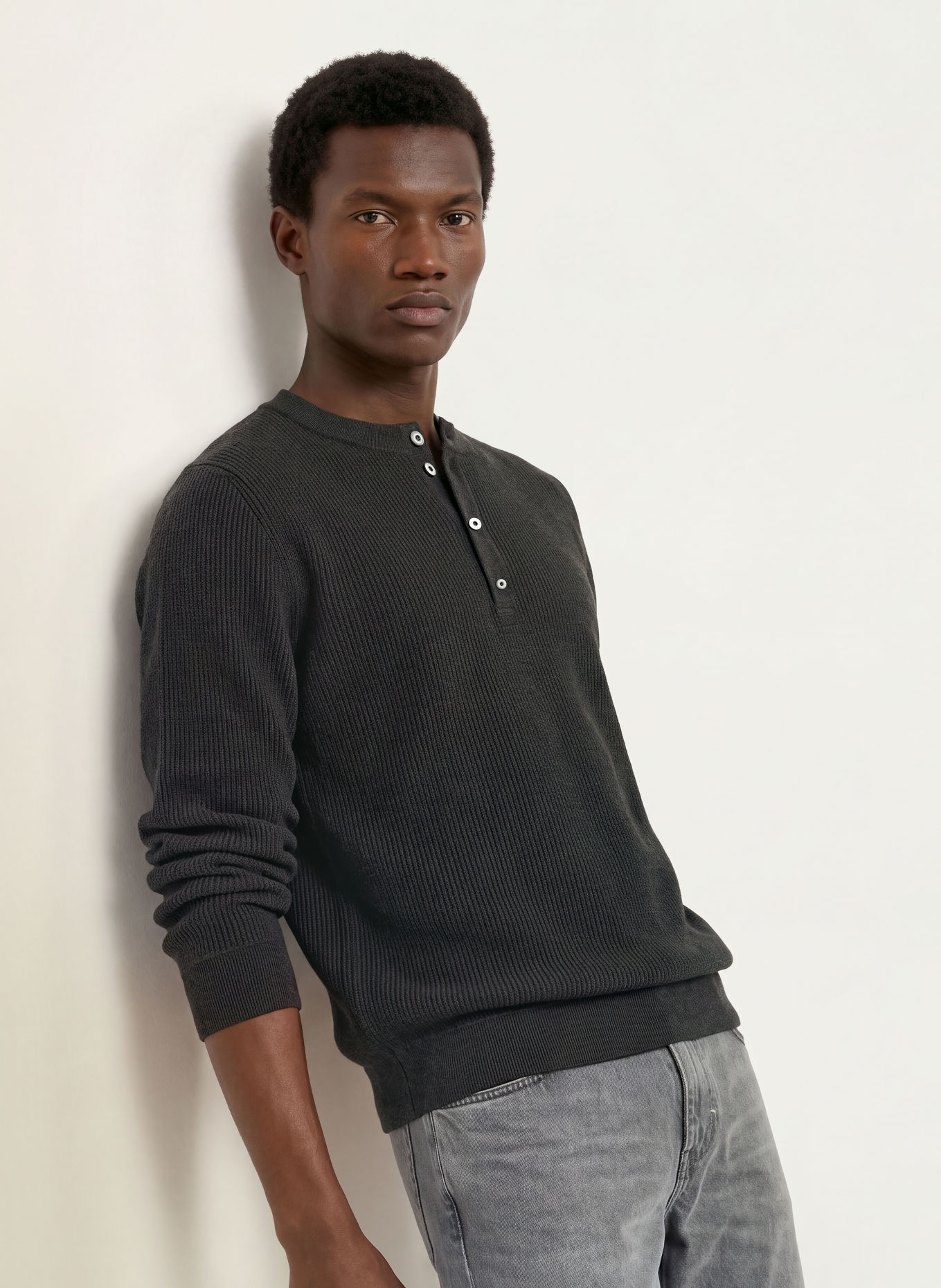 S. N. S. HERNING STAMINA Sweater: DARK GRAY