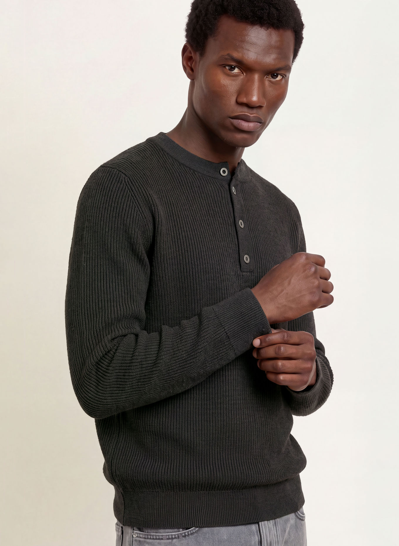 S. N. S. HERNING STAMINA Sweater: DARK GRAY