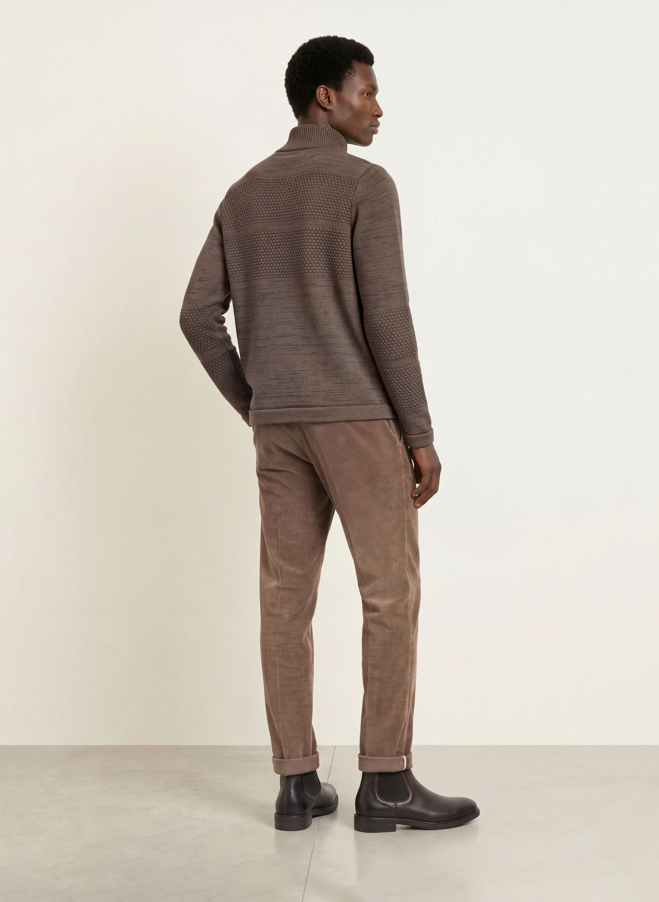 S. N. S. HERNING Sweater: BROWN