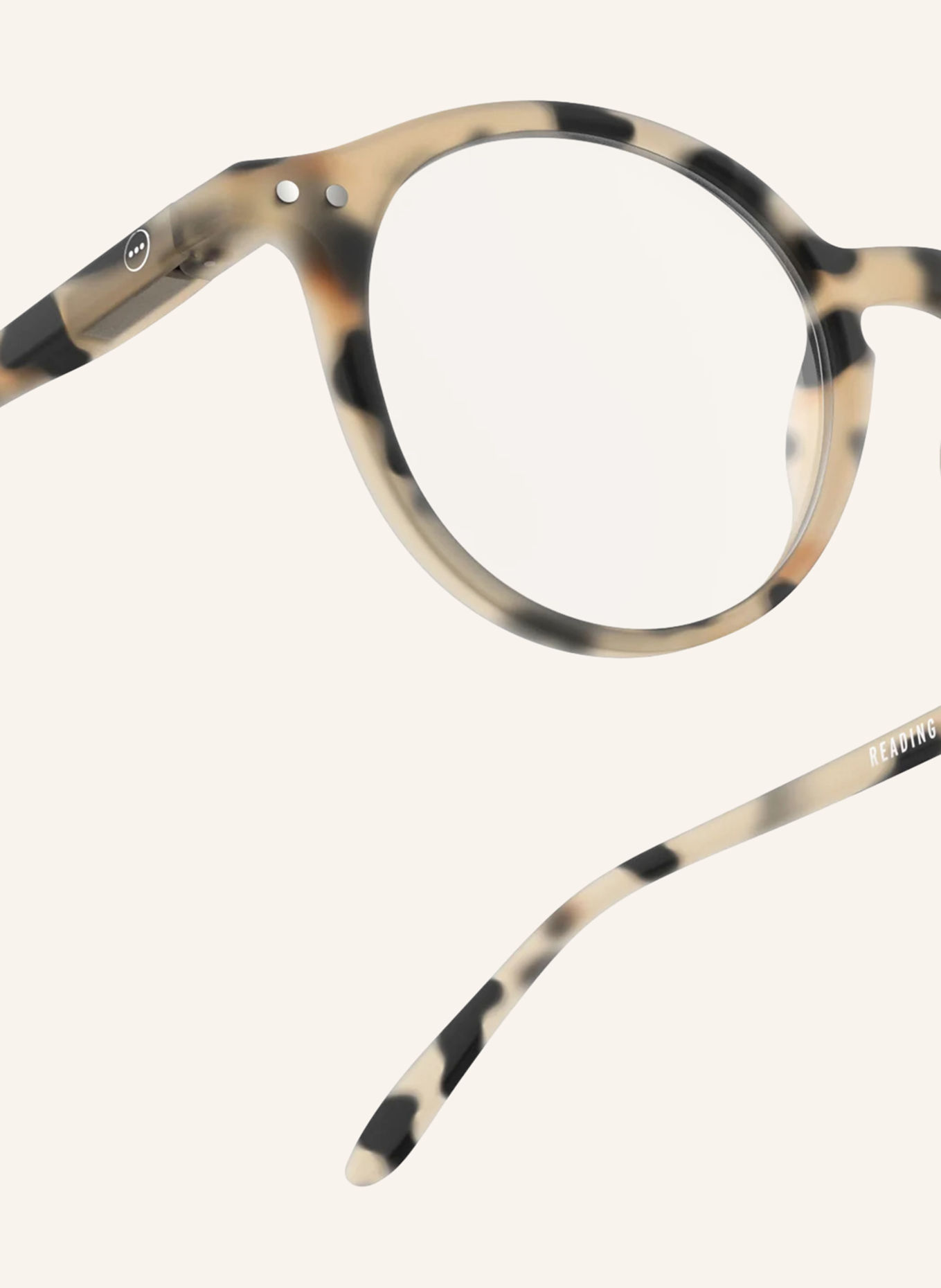 IZIPIZI Reading Glasses READING D: HAVANA/TRANSPARENT