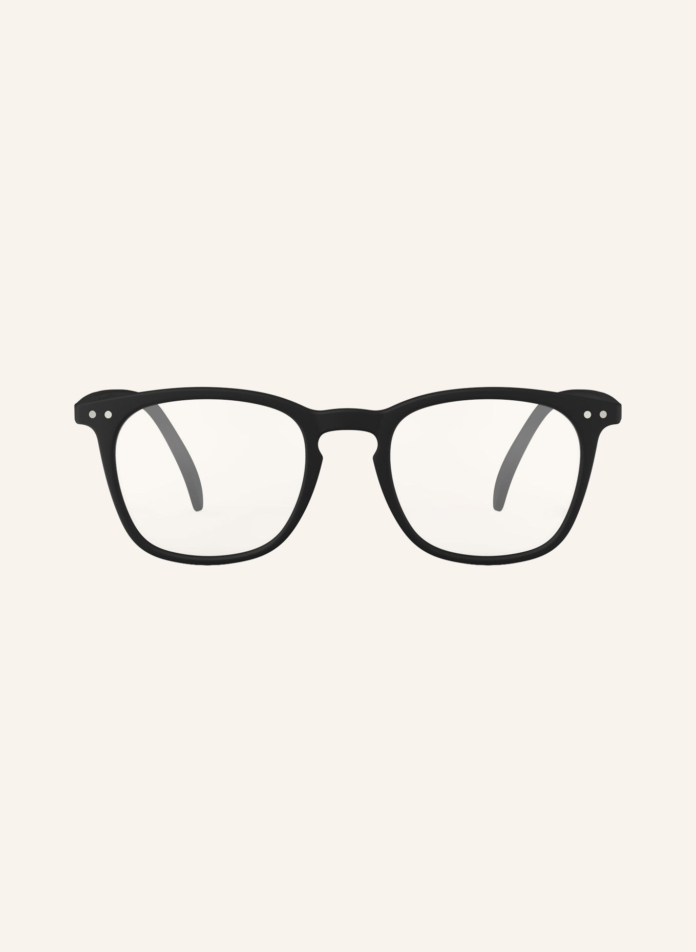 IZIPIZI Reading Glasses #E: BLACK/TRANSPARENT