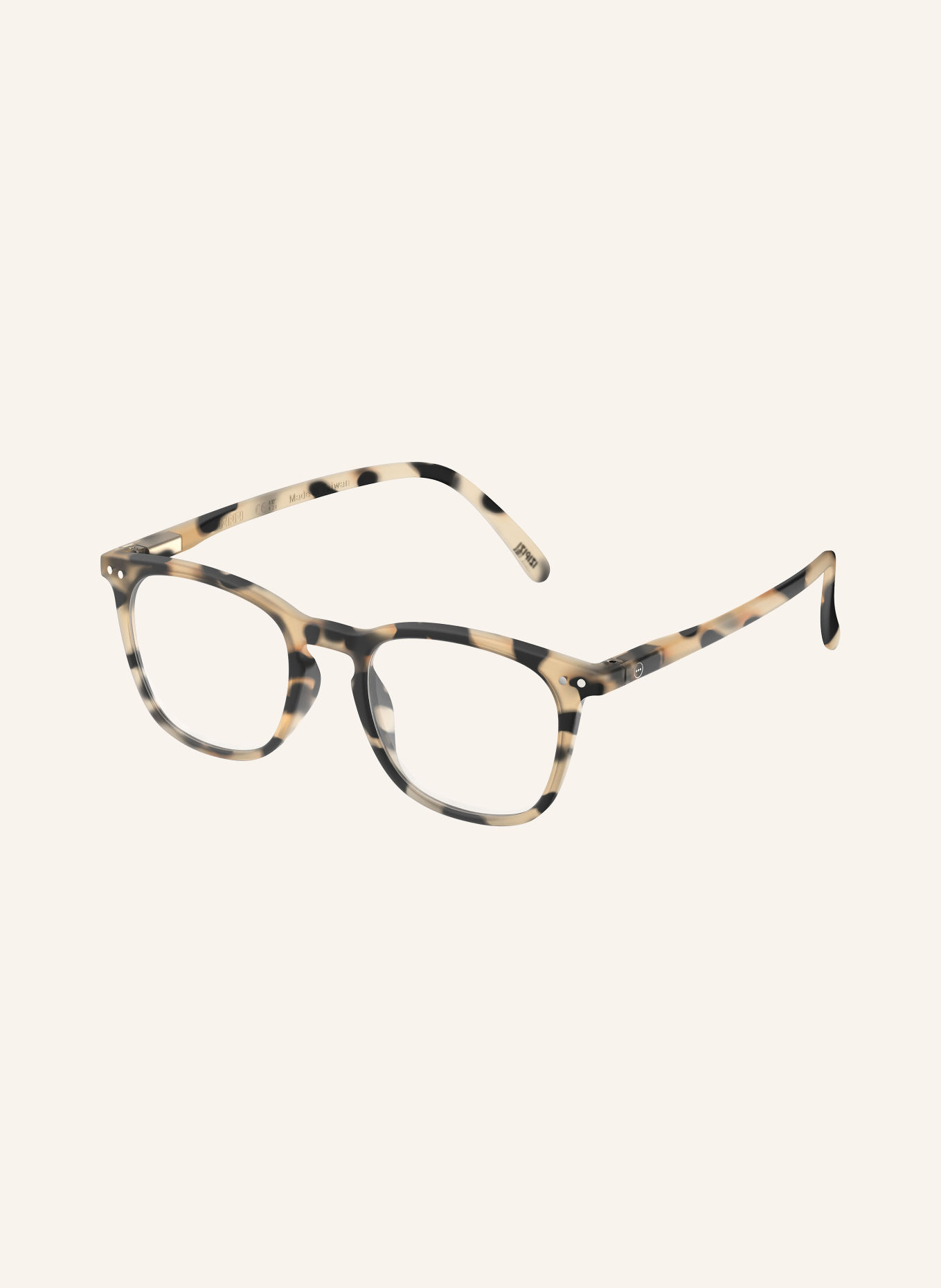 IZIPIZI Okulary do czytania #E: HAVANA JASNA/PRZEZROCZYSTA