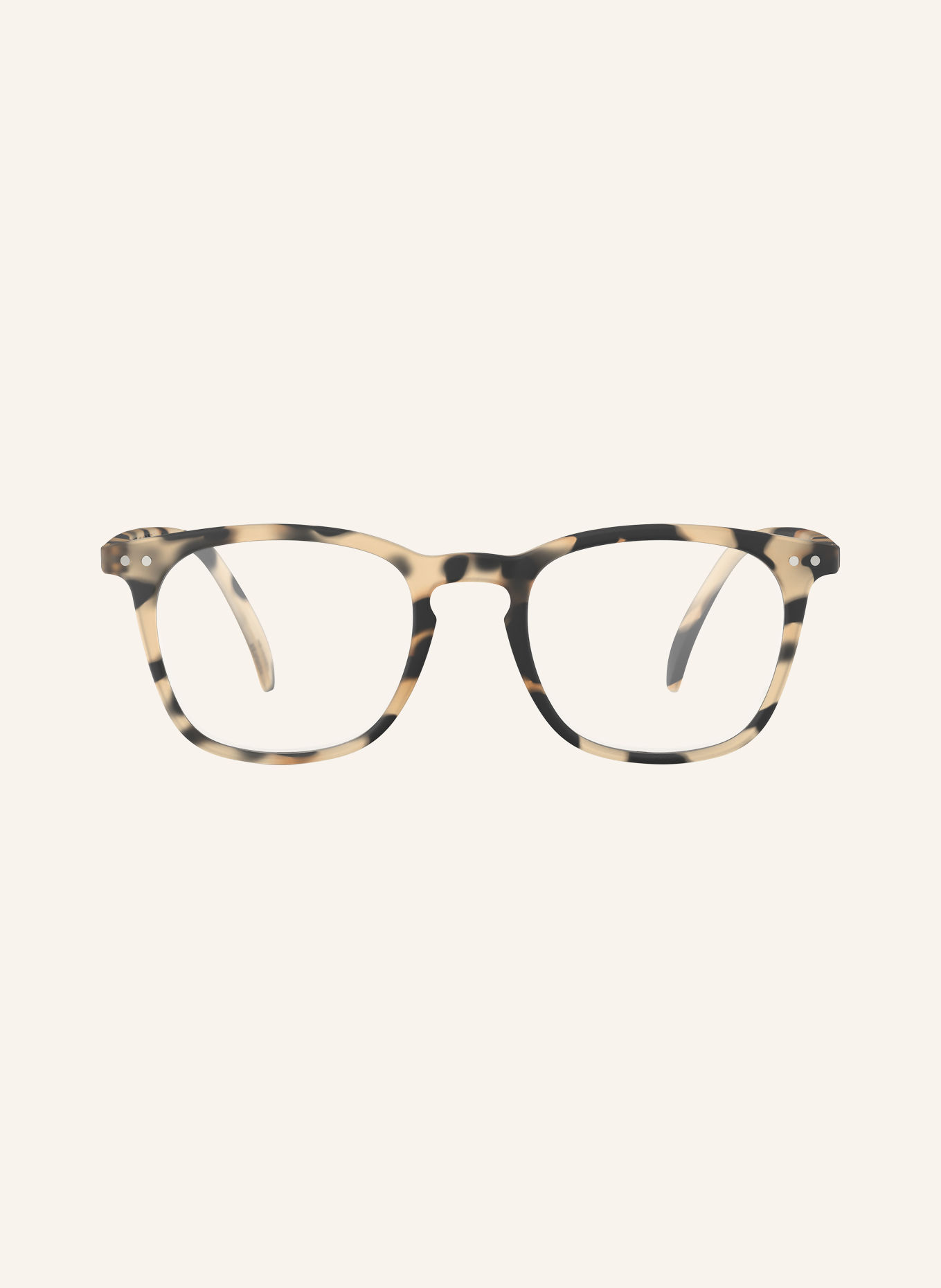 IZIPIZI Okulary do czytania #E: HAVANA JASNA/PRZEZROCZYSTA