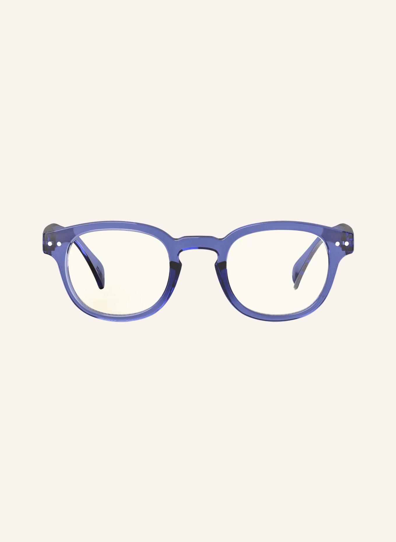 IZIPIZI Reading Glasses #C: BLUE/TRANSPARENT