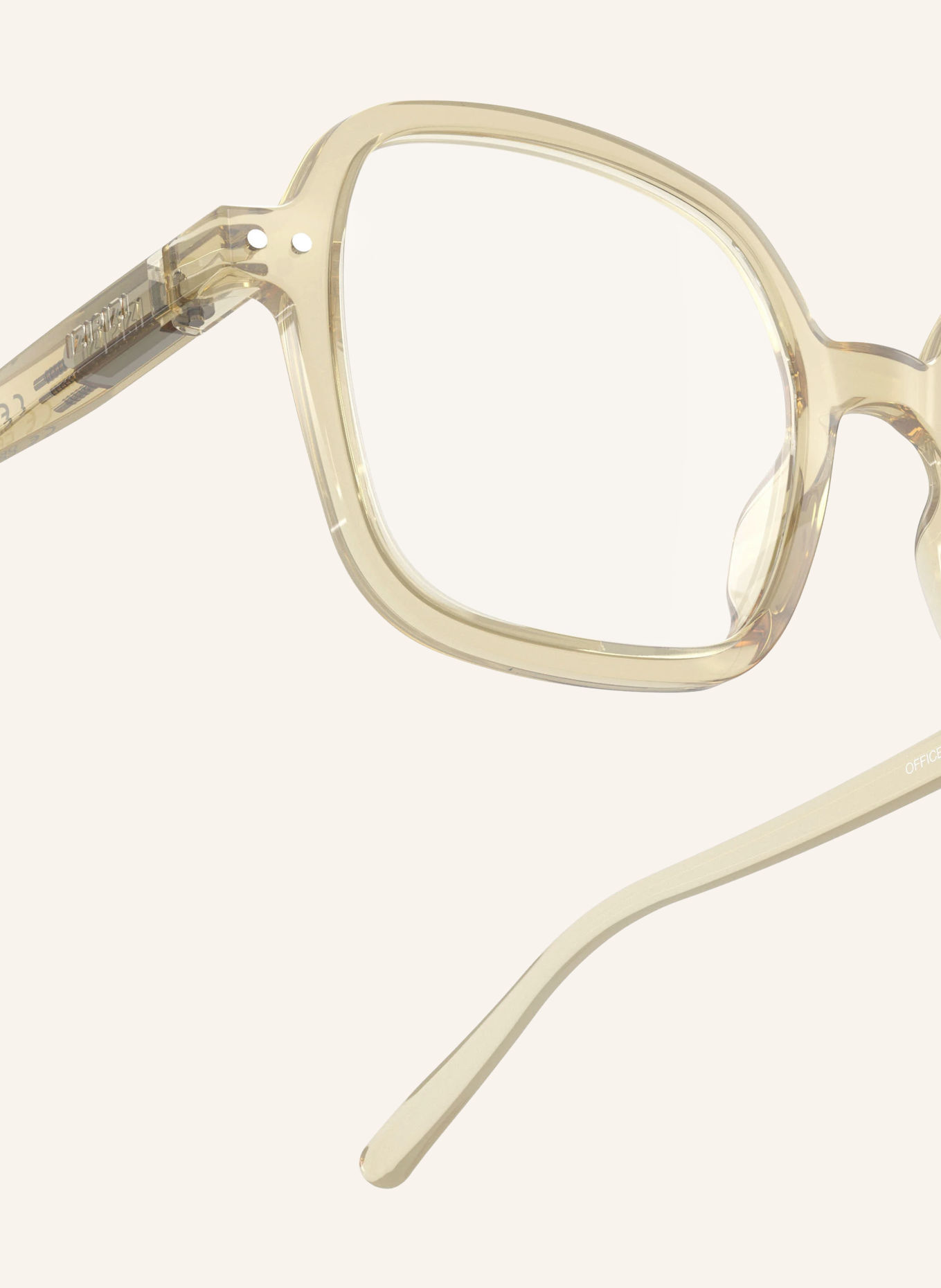 IZIPIZI Reading Glasses OFFICE: YELLOW/TRANSPARENT