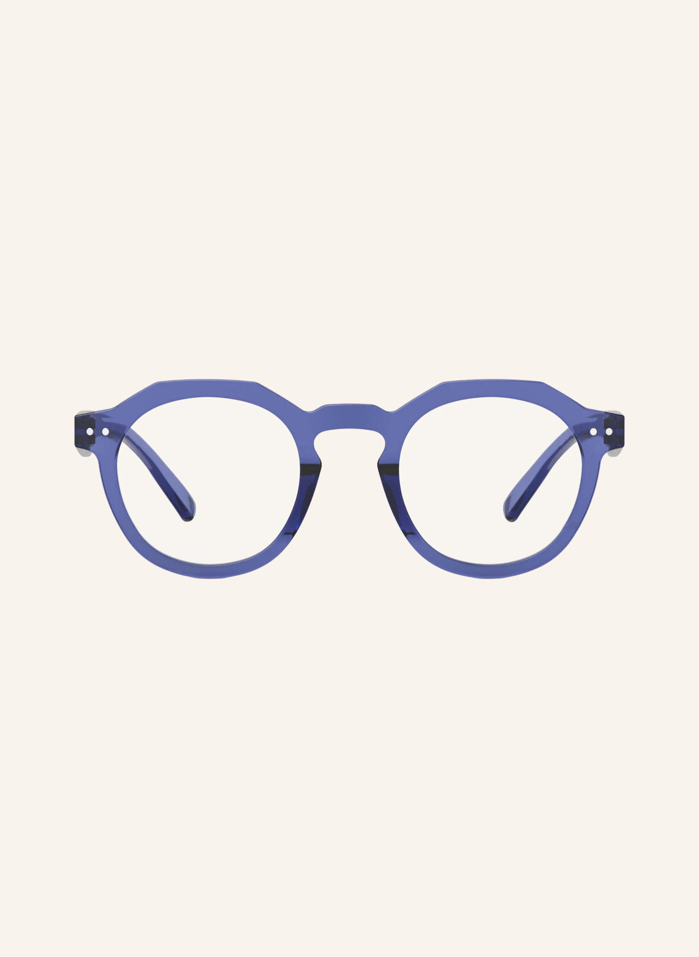 IZIPIZI ECHO Reading Glasses: BLUE/TRANSPARENT