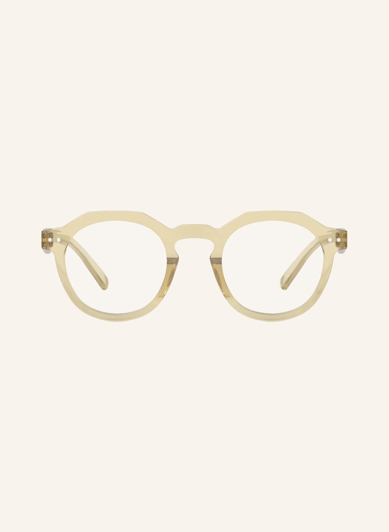 IZIPIZI ECHO Reading Glasses: LIGHT YELLOW/TRANSPARENT