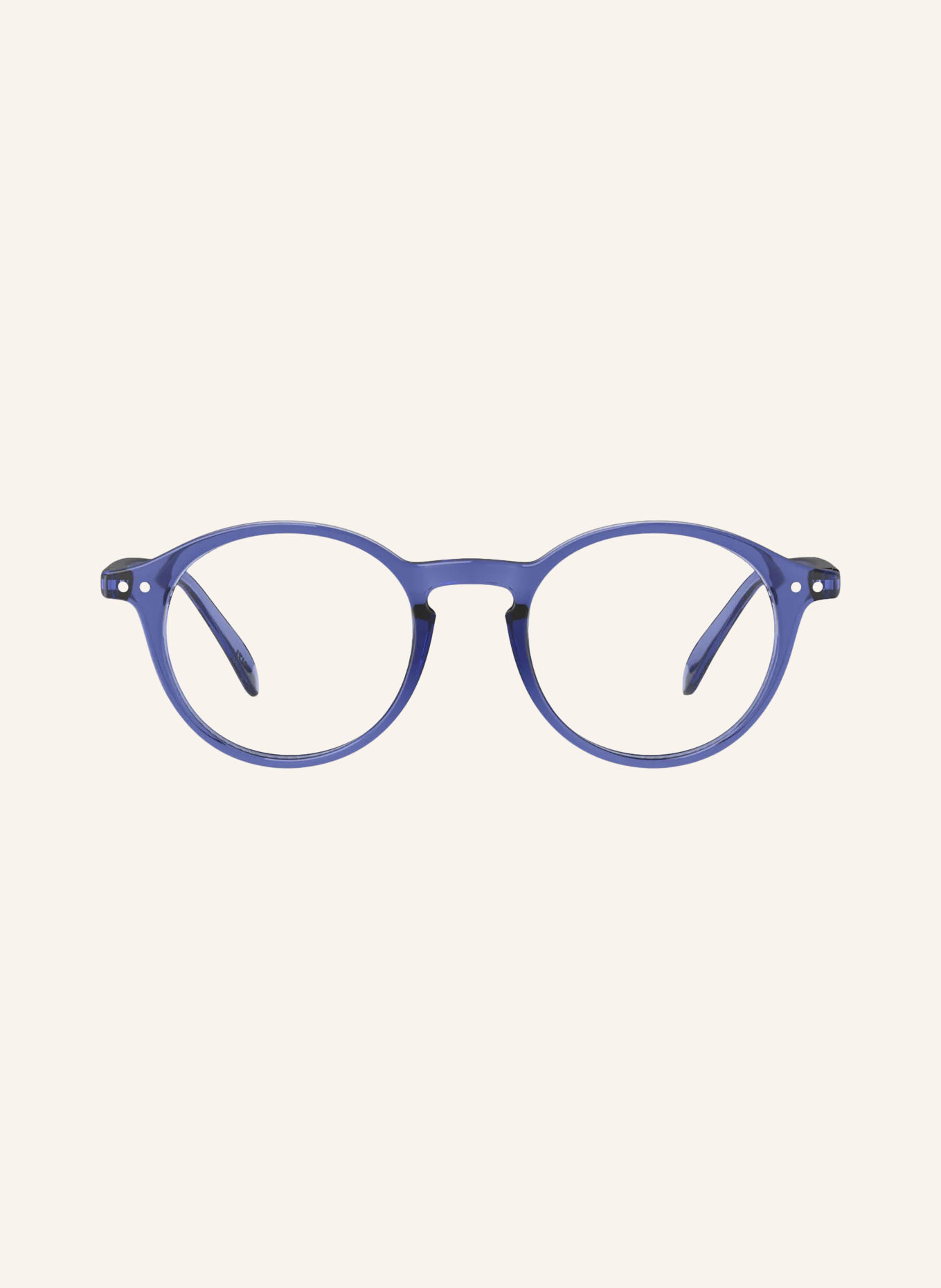IZIPIZI Reading Glasses #D: BLUE/TRANSPARENT