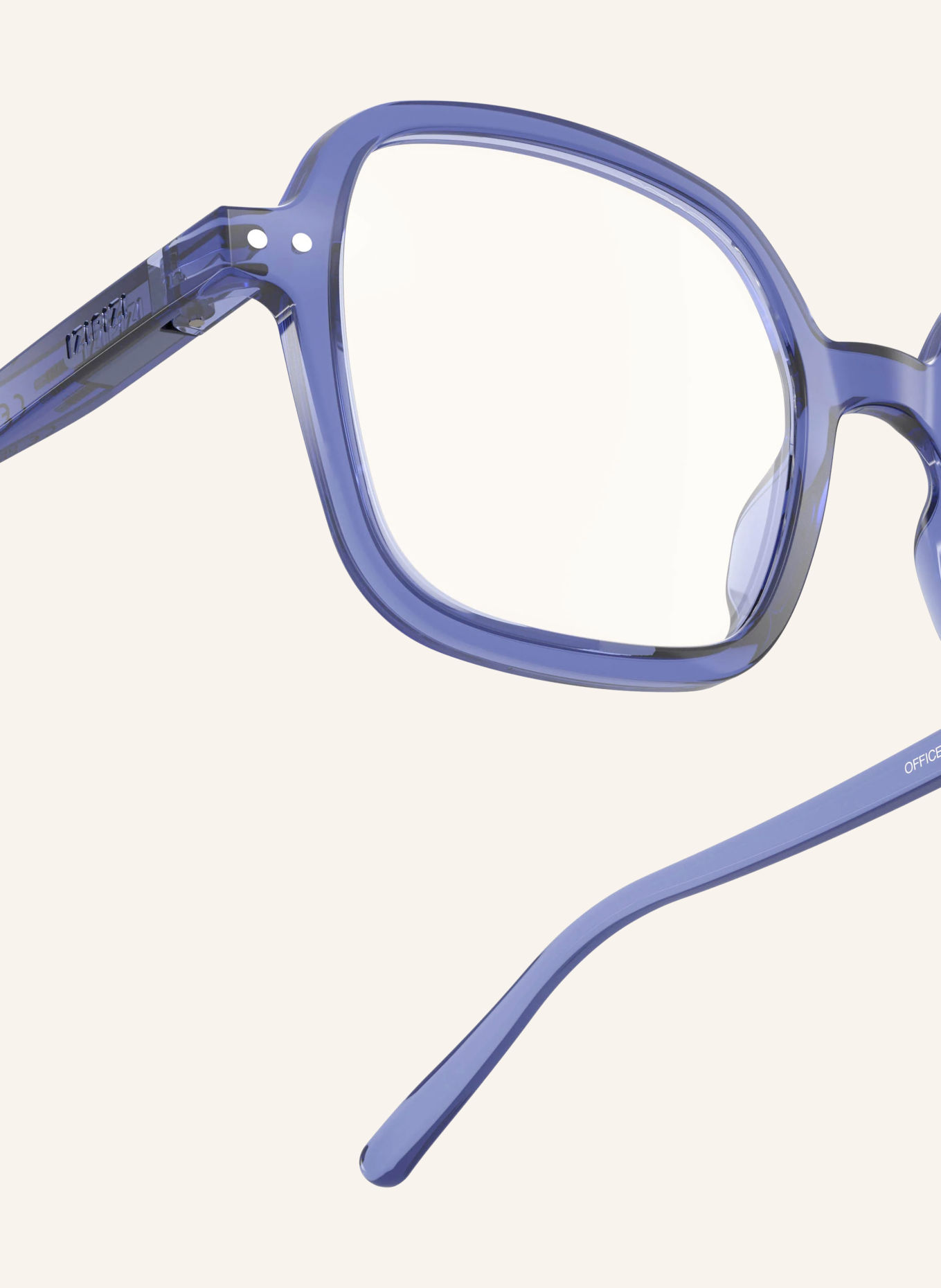 IZIPIZI Reading Glasses OFFICE: BLUE/TRANSPARENT