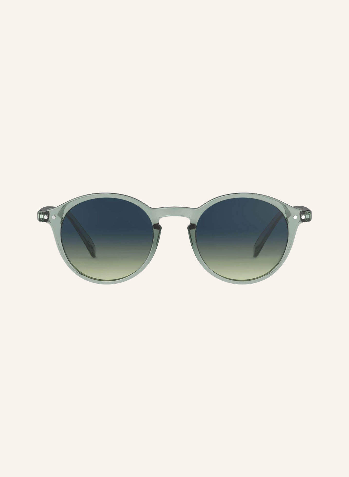 IZIPIZI Sunglasses #D: GREEN/DARK GREEN GRADIENT