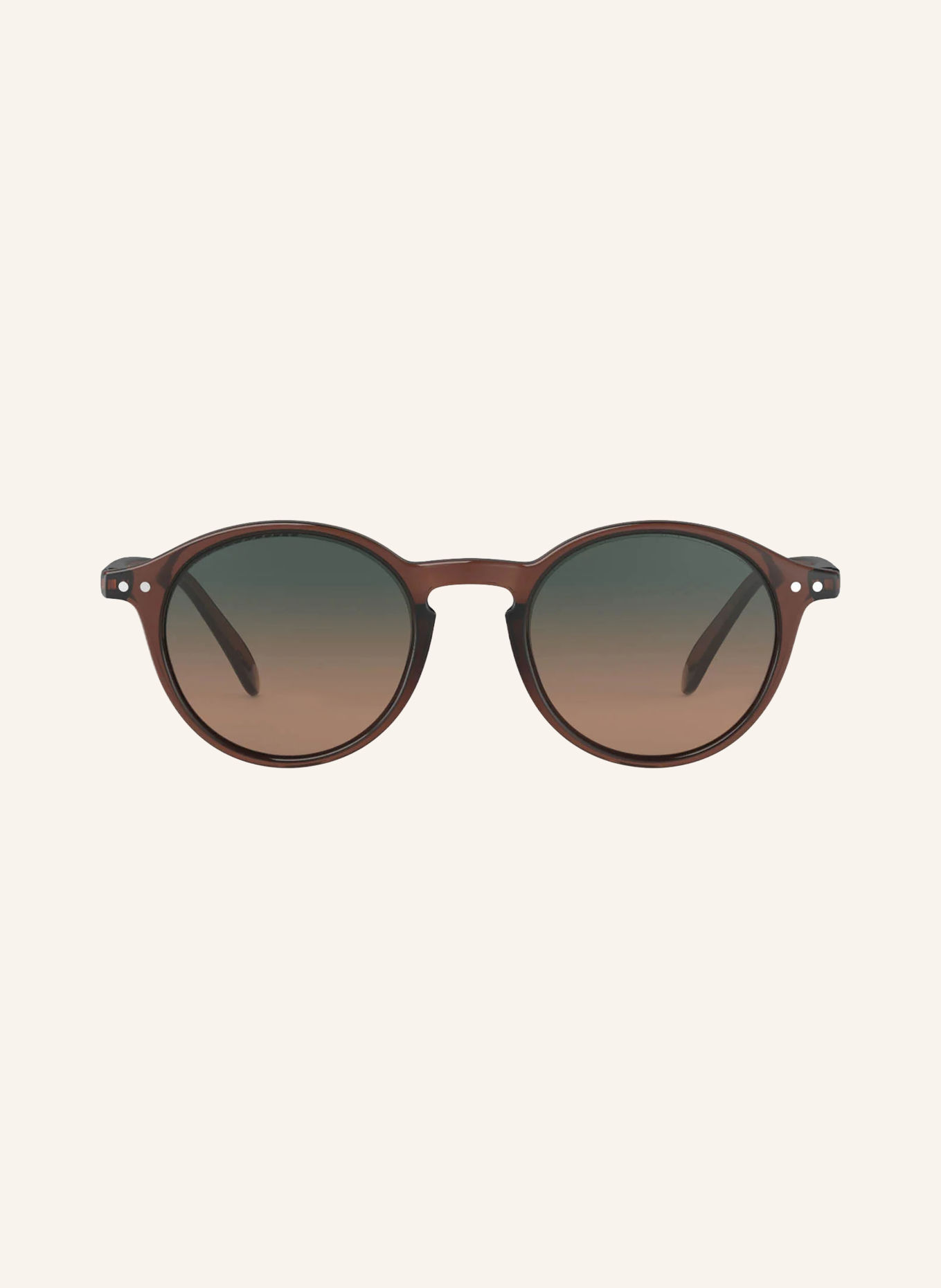 IZIPIZI Solbrille #D: MØRKEBRUN/MØRKEGRØN GRADIENT