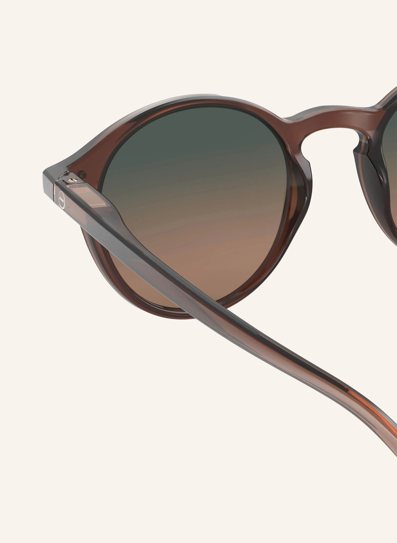 IZIPIZI Solbrille #D: MØRKEBRUN/MØRKEGRØN GRADIENT