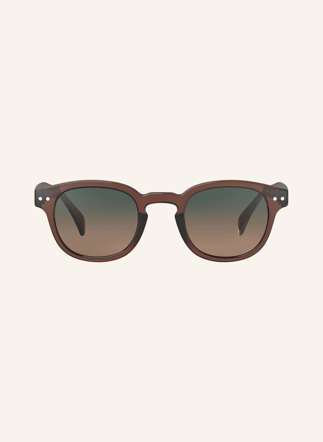 IZIPIZI Solbrille #C: MØRKEBRUN/BRUN FARVEOVERGANG