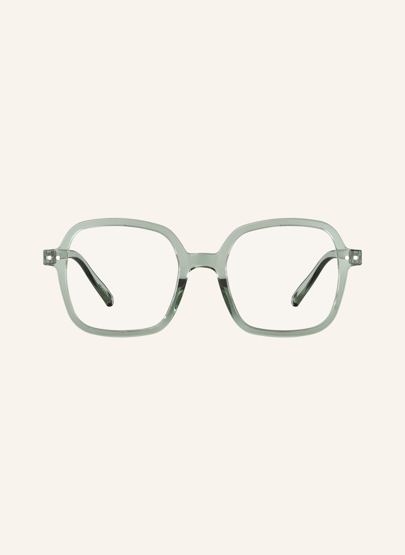 IZIPIZI Reading Glasses OFFICE: LIGHT GREEN/TRANSPARENT