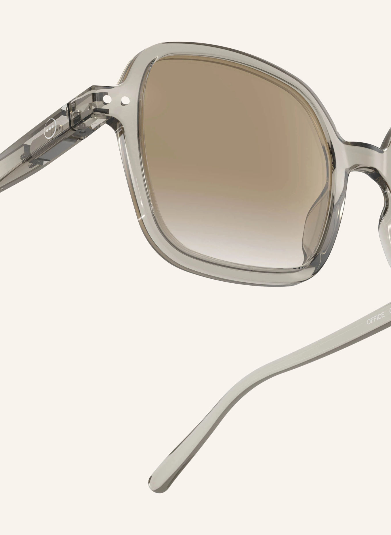 IZIPIZI Solbrille OFFICE: TAUPE/BRUN GRADIENT