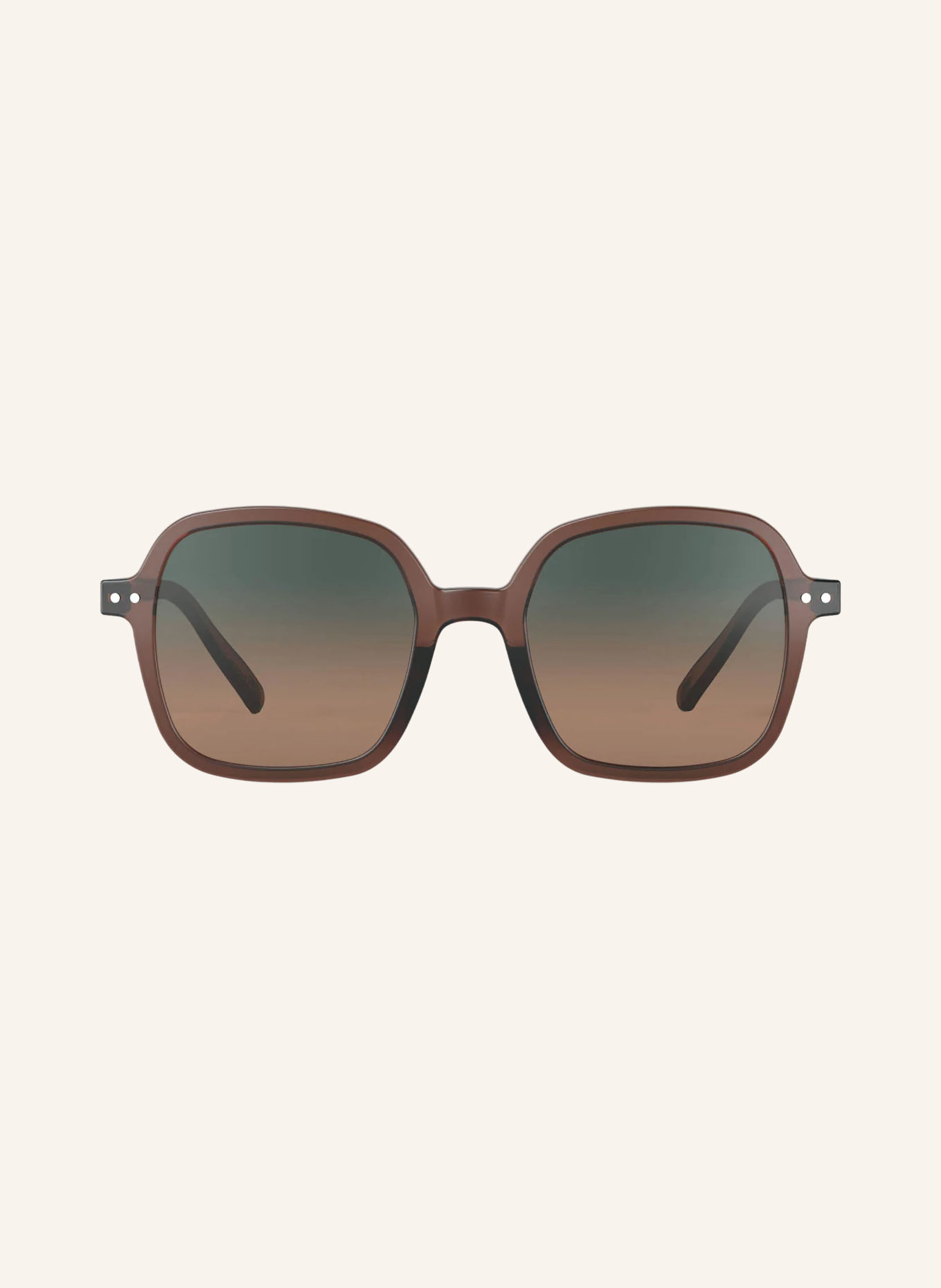 IZIPIZI OFFICE Sunglasses: DARK BROWN/DARK GRAY GRADIENT
