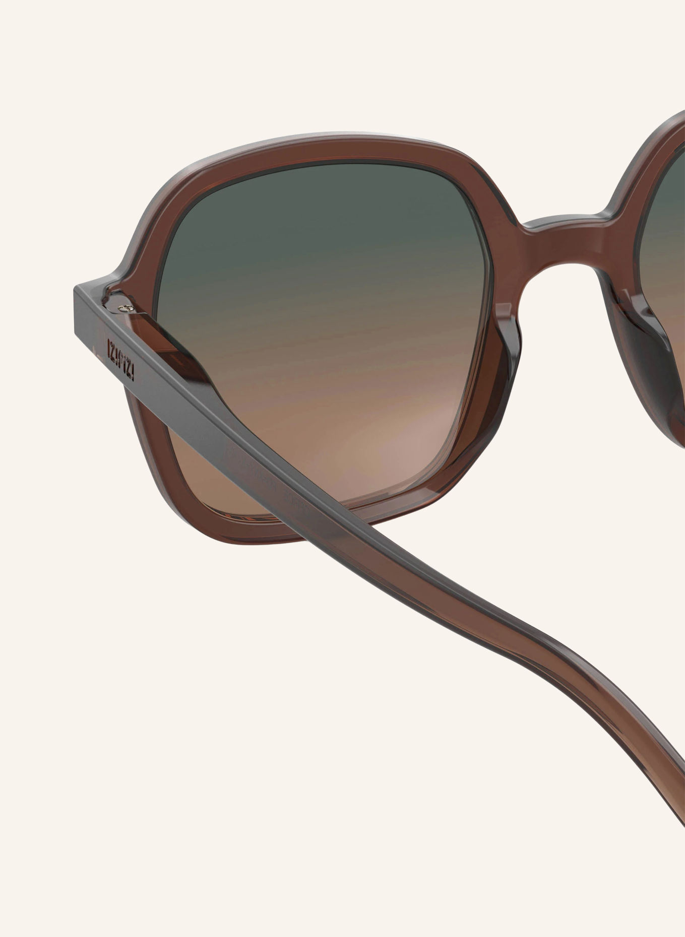 IZIPIZI OFFICE Sunglasses: DARK BROWN/DARK GRAY GRADIENT