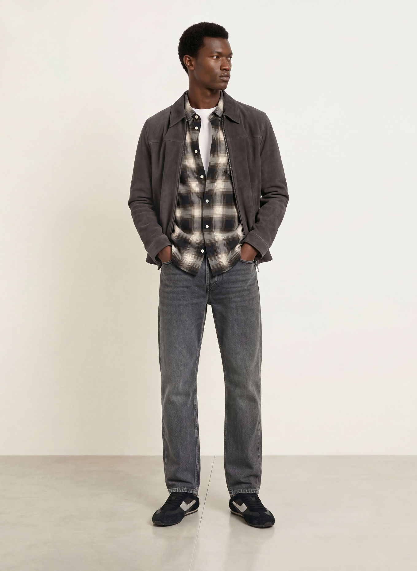 ALLSAINTS Jeans Regular Straight Fit: 755 Washed Grey