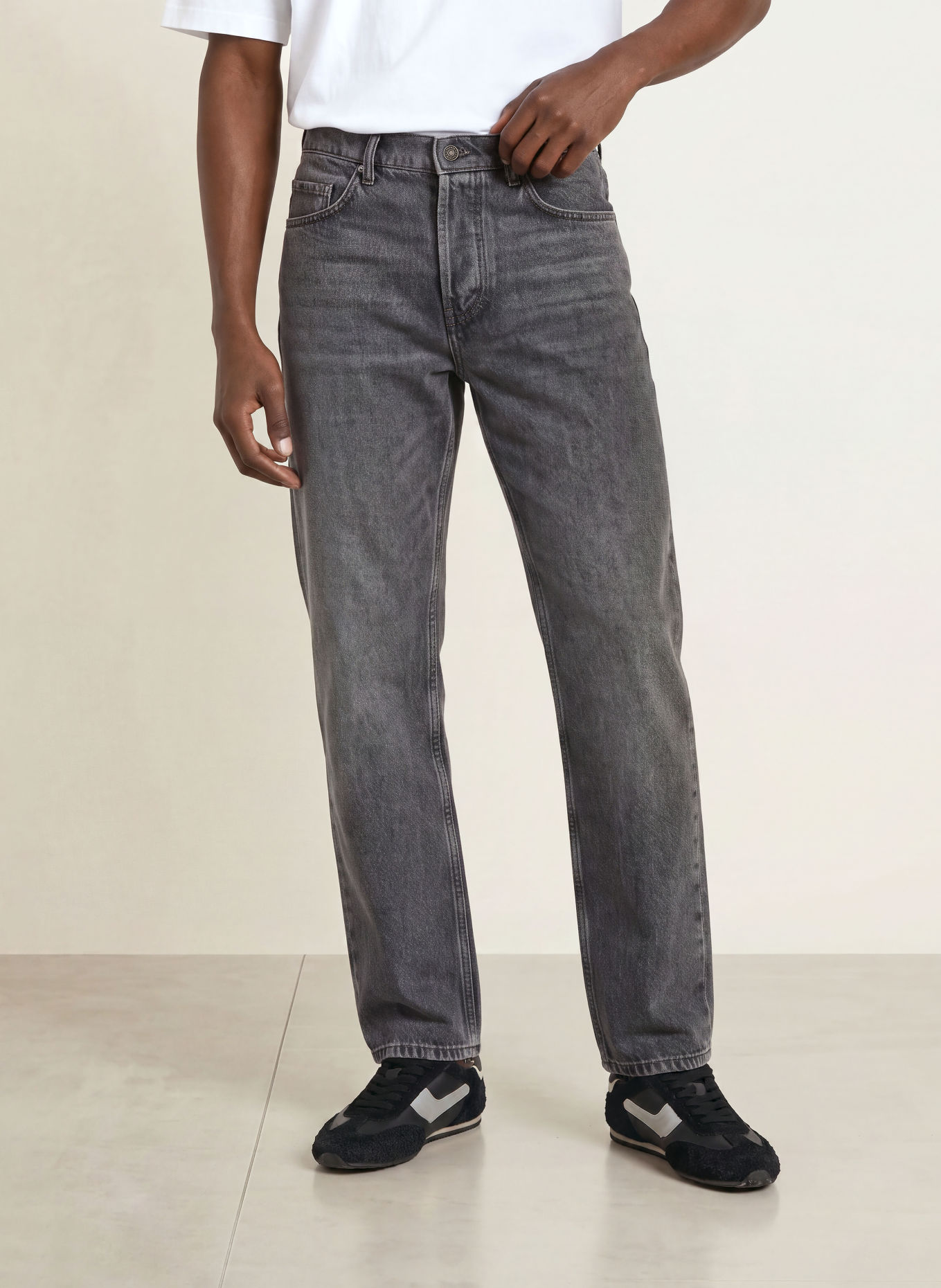 ALLSAINTS Jeans Regular Straight Fit: 755 Washed Grey
