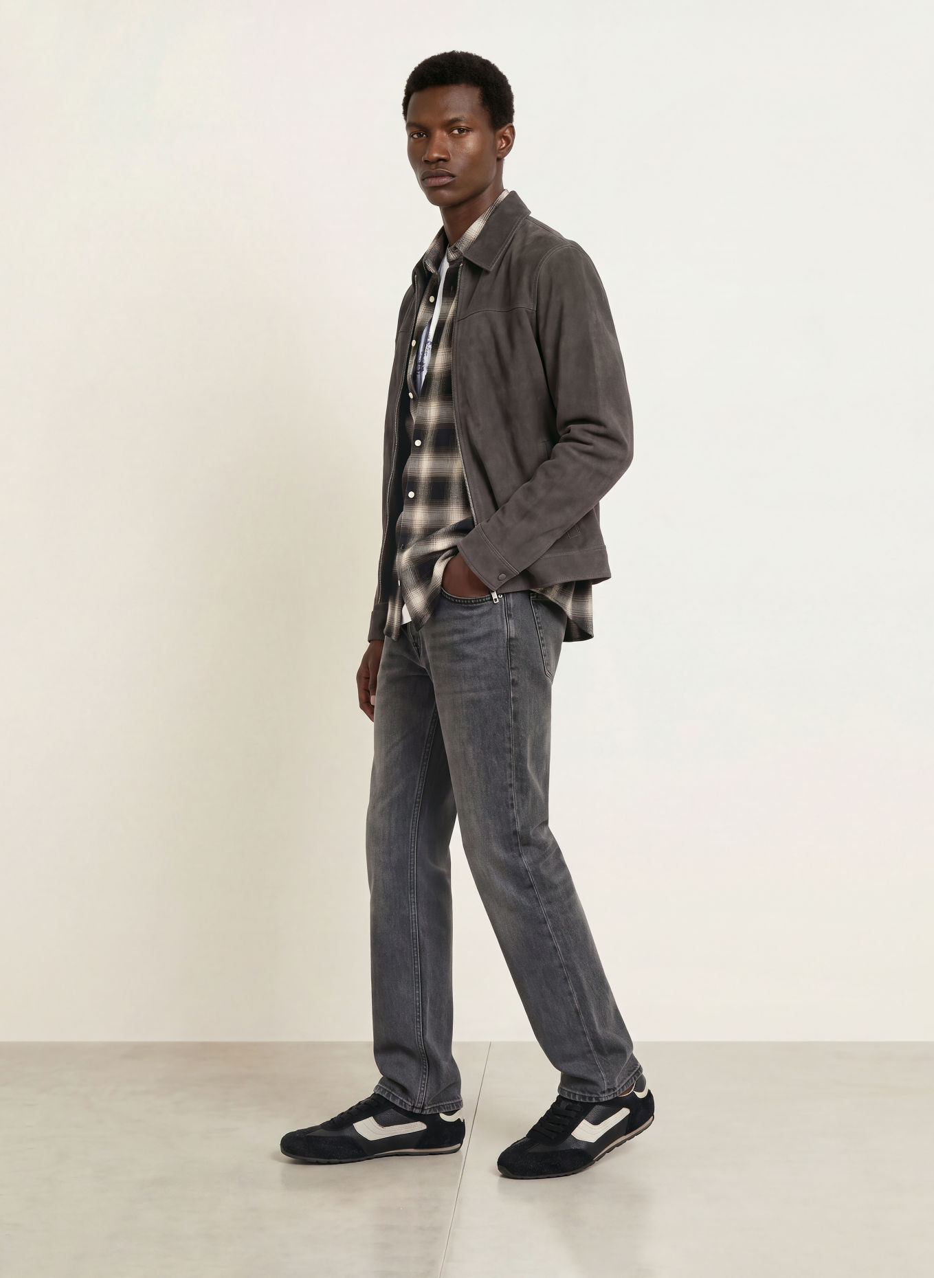 ALLSAINTS Jeans Regular Straight Fit: 755 Washed Grey