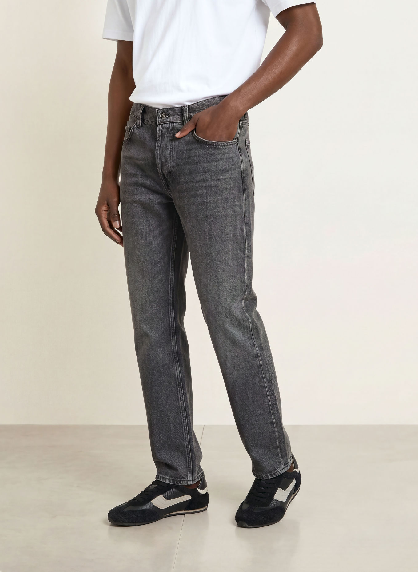 ALLSAINTS Jeans Regular Straight Fit: 755 Washed Grey