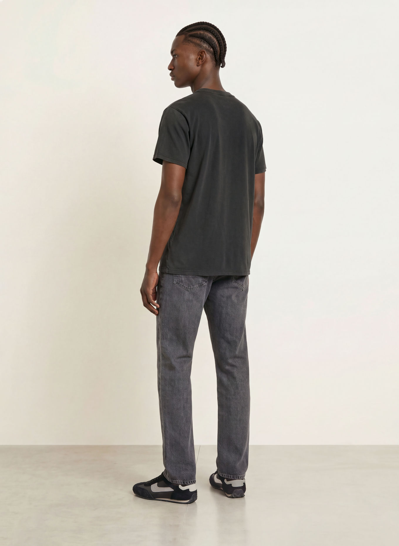 ALLSAINTS T-shirt TIER HALE: GRIS FONCÉ