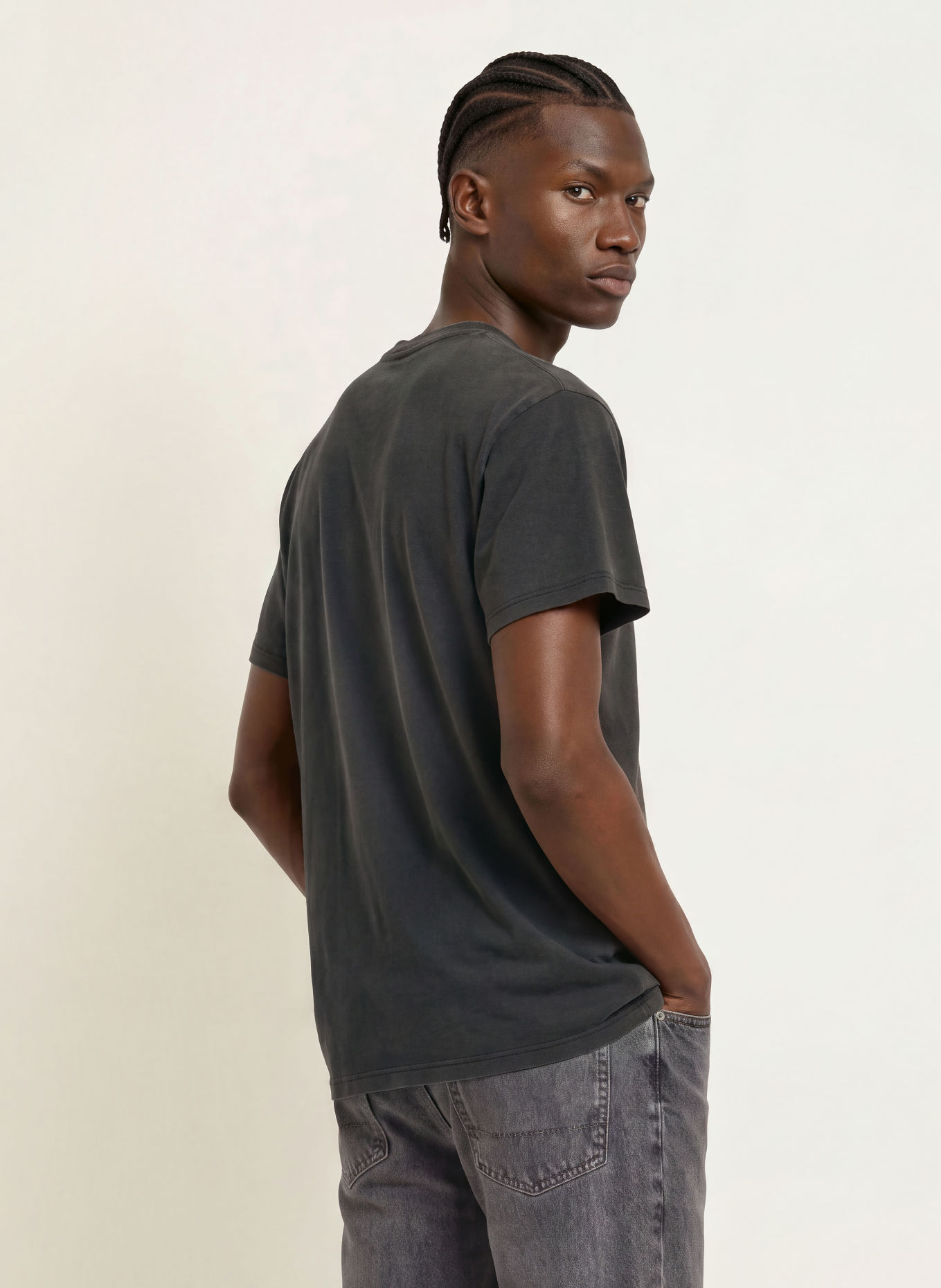 ALLSAINTS T-shirt TIER HALE: GRIS FONCÉ