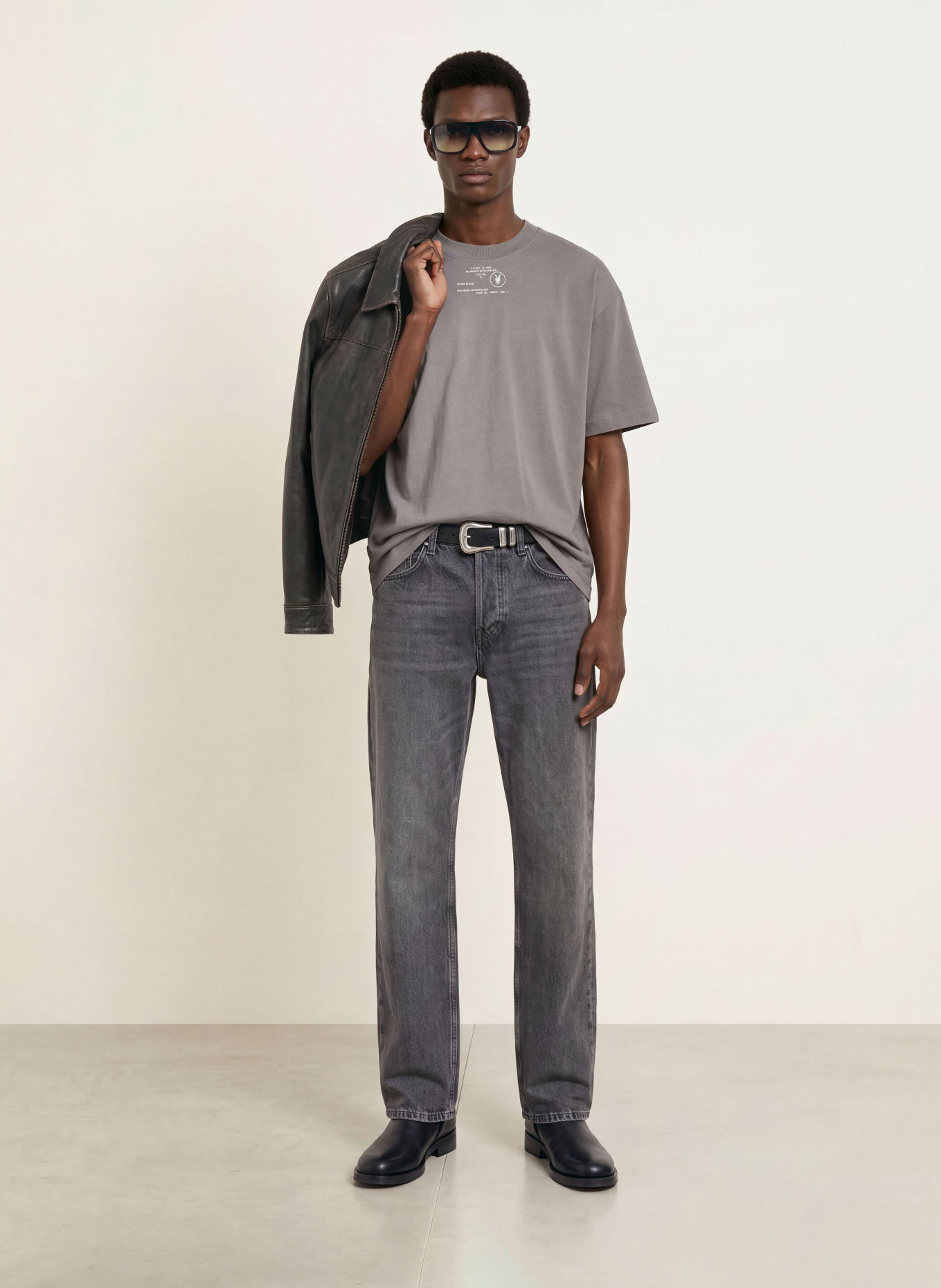 ALLSAINTS RAPHY T-shirt: GRAY
