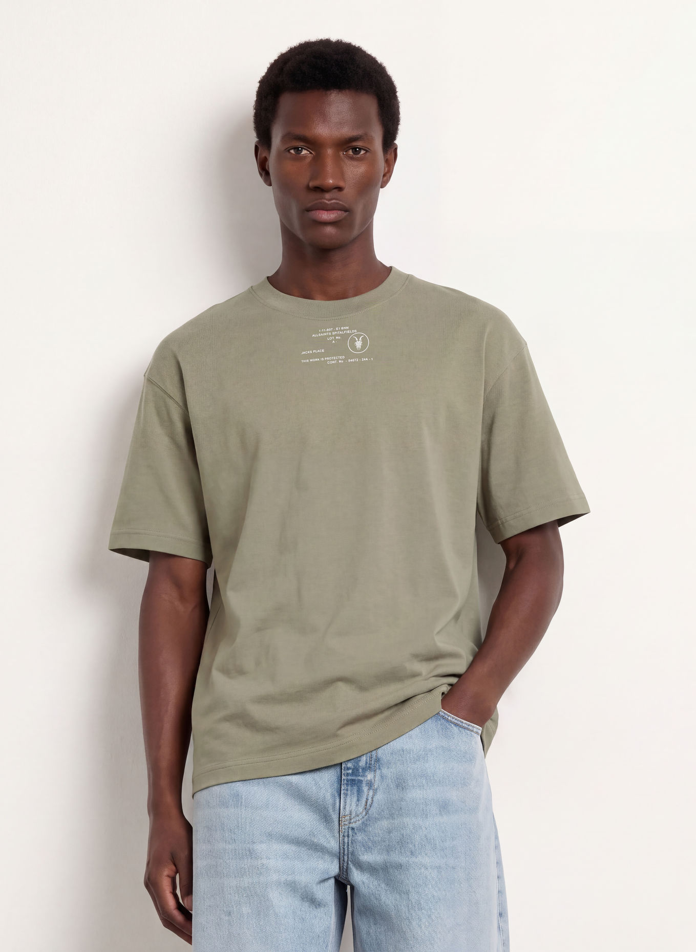 ALLSAINTS T-shirt RAPHY: OLIVE