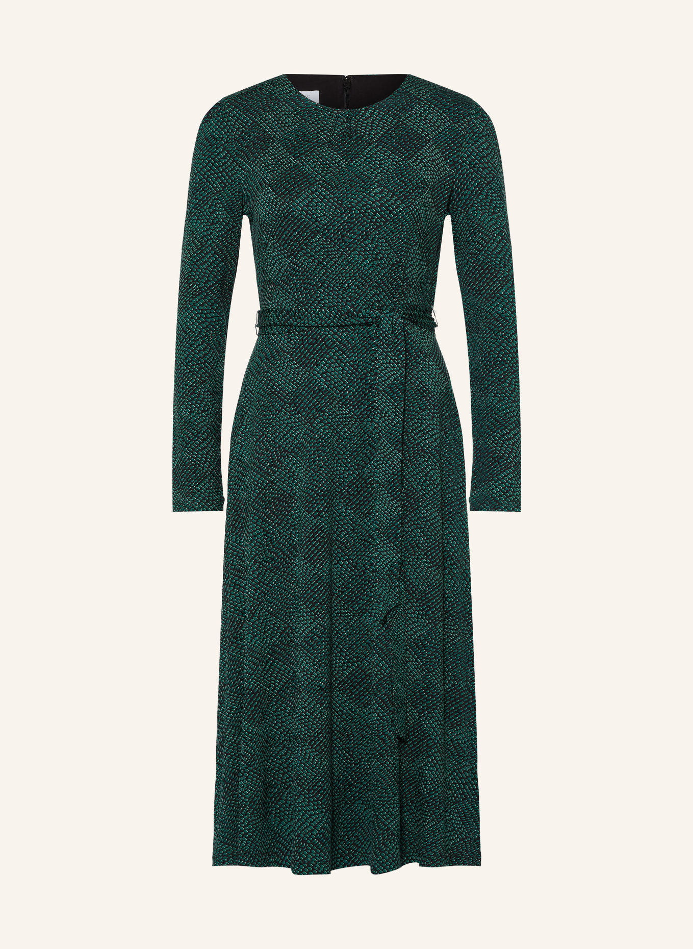 HOBBS Jerseykleid DAKOTA: SCHWARZ / GRÜN