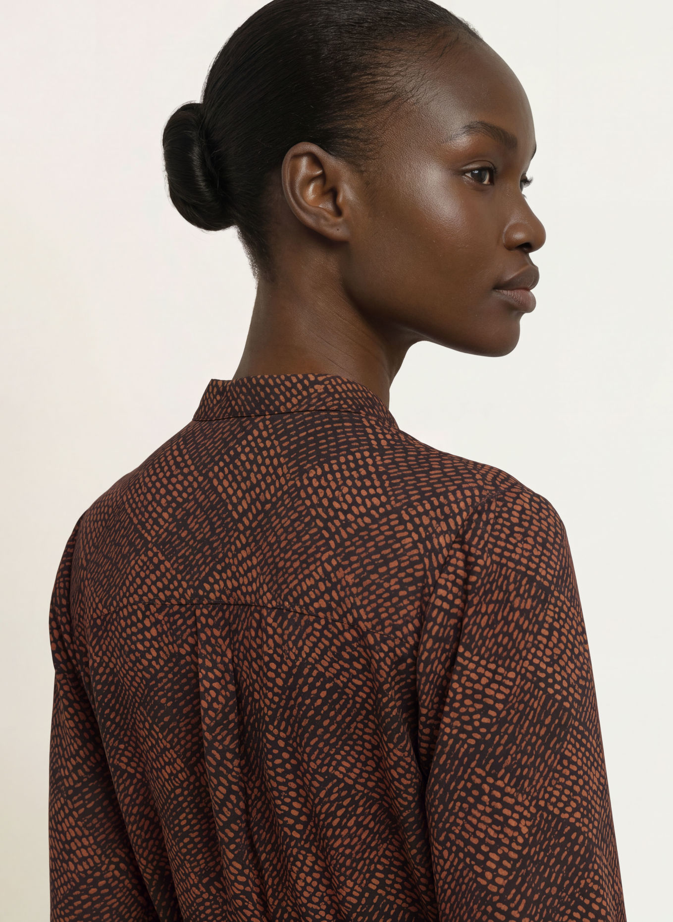 HOBBS Kleid HILARY: SCHWARZ / DUNKELORANGE