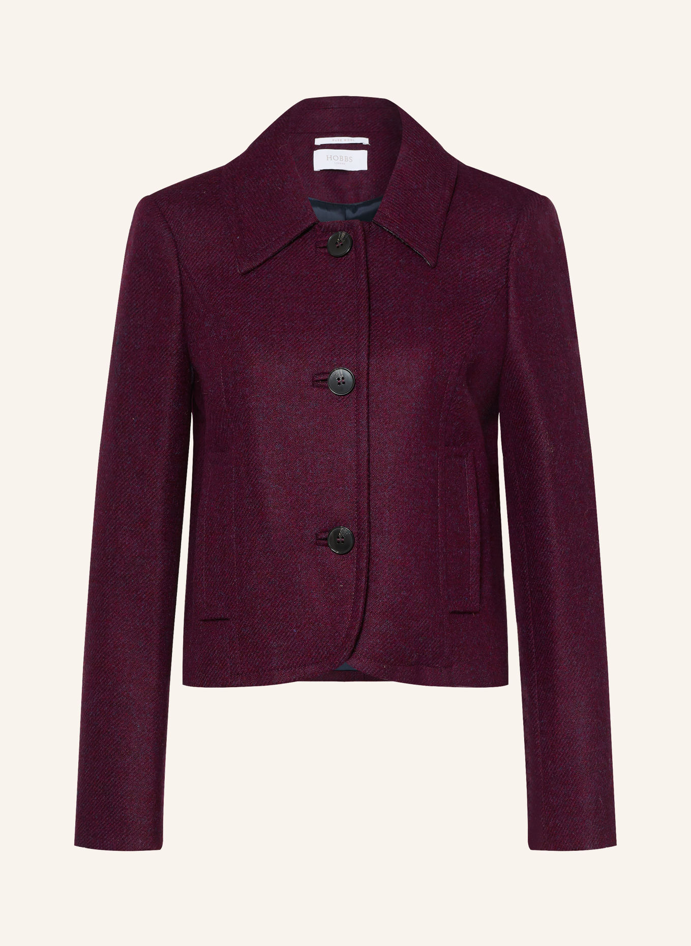 HOBBS Blazer ADEEN: DONKERPAARS / DONKERBLAUW